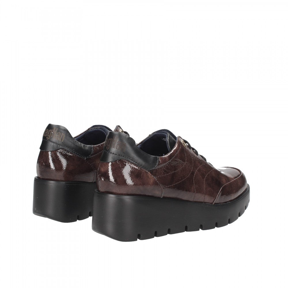 Callaghan Sneakers marrone in naplak con zeppa