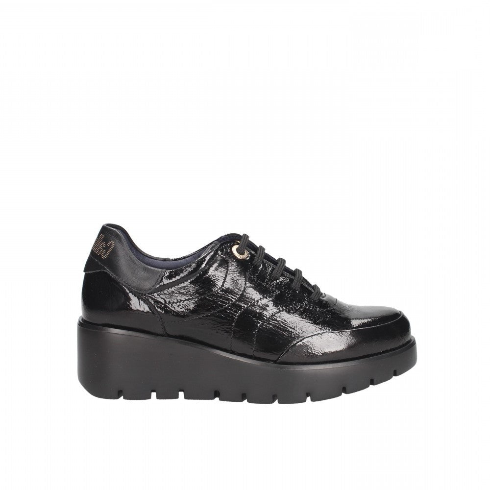 Callaghan Sneakers nera in naplak con zeppa