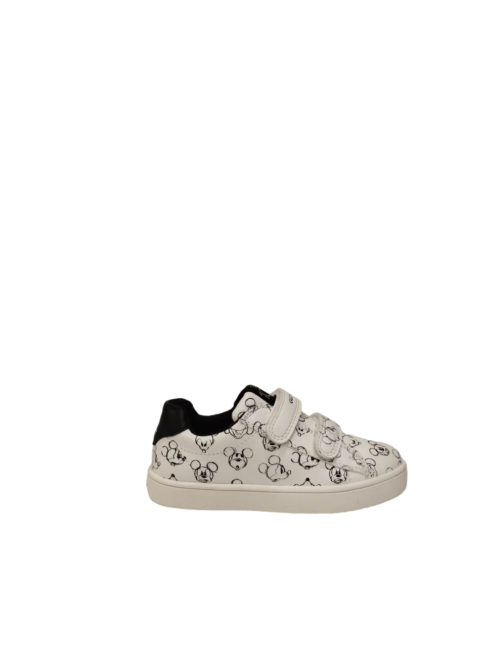 Geox Sneakers Topolino Bianco Nero con Strappo Baby