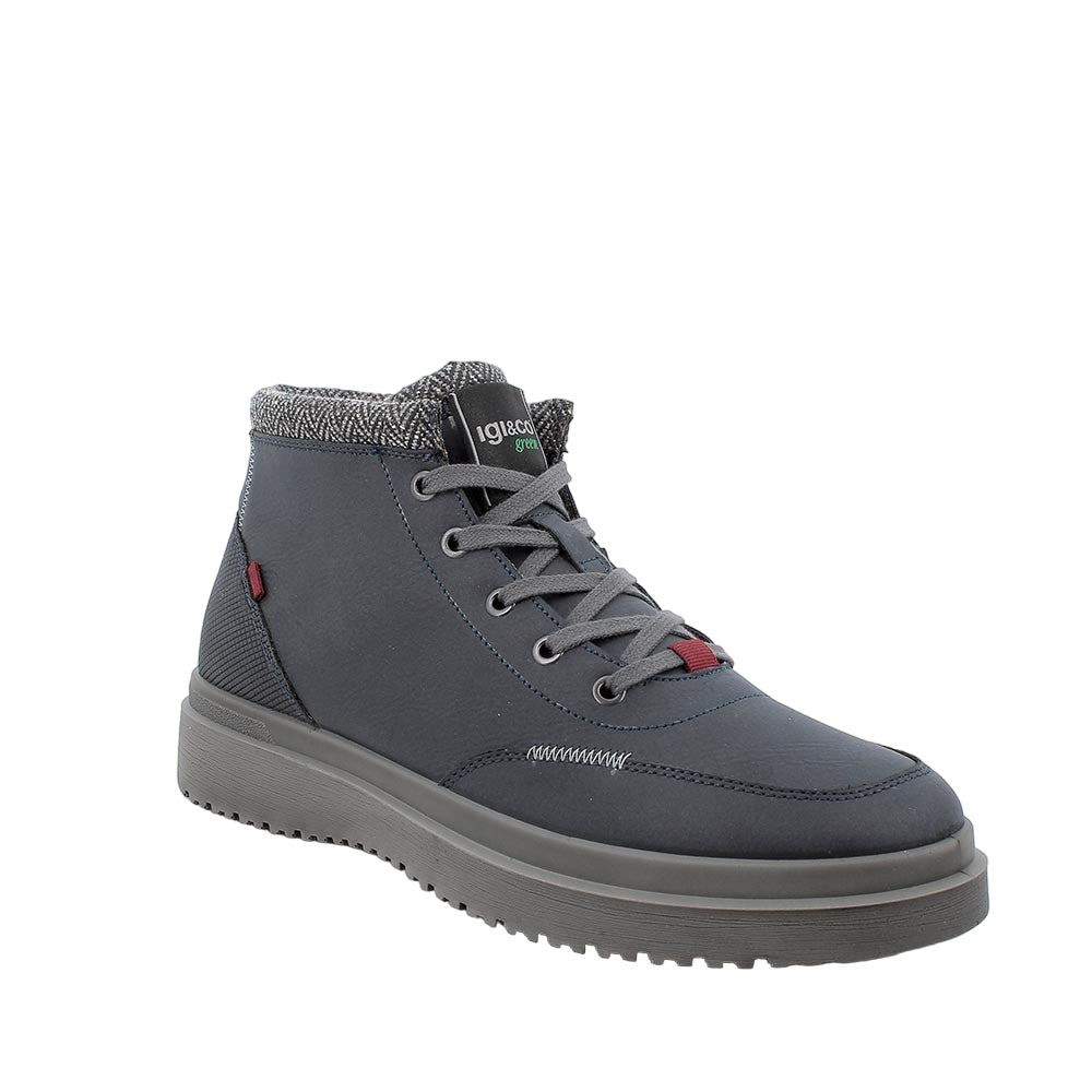 Igi&Co polacchino nabuck blu