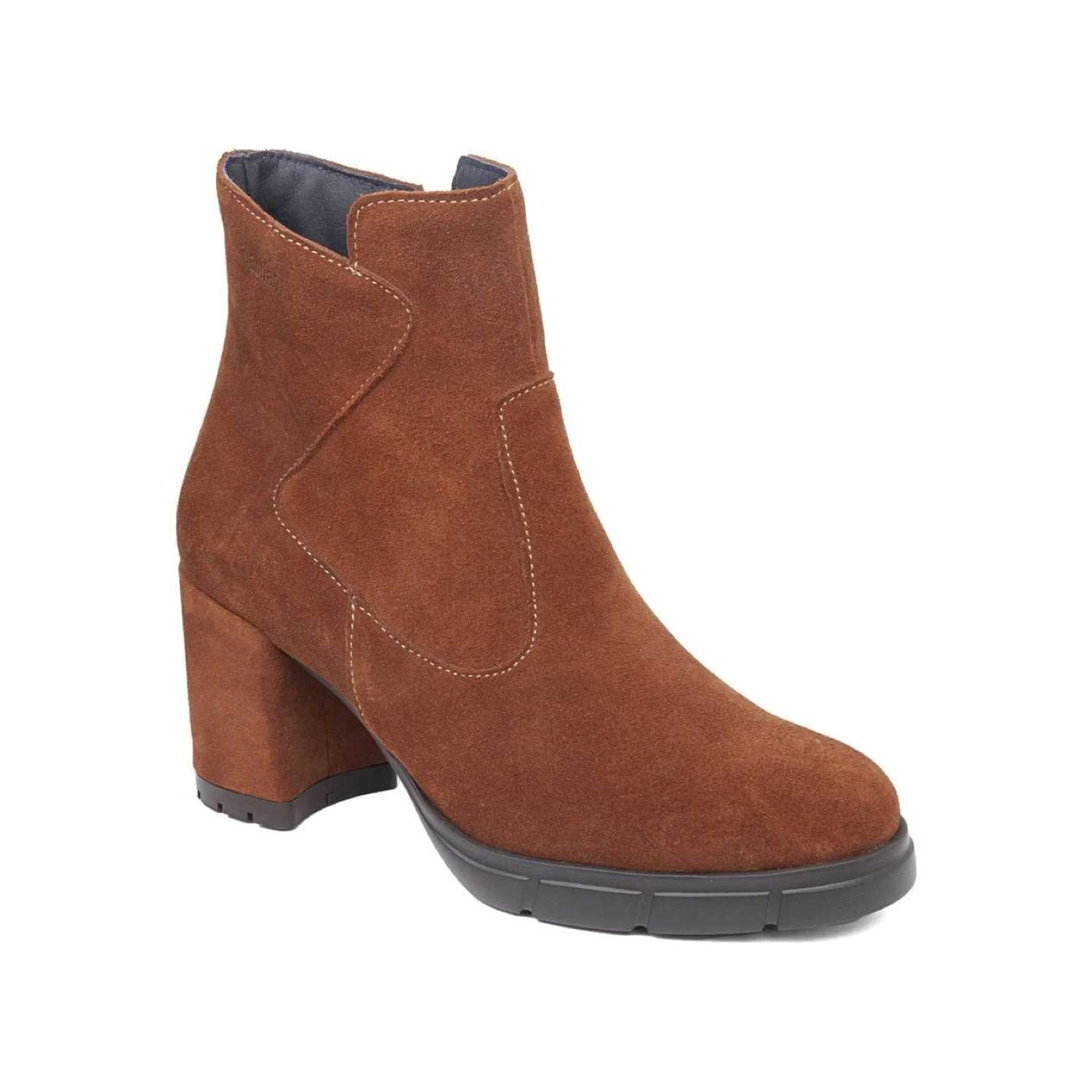 Callaghan Tronchetto cuoio con plateau in camoscio t.7