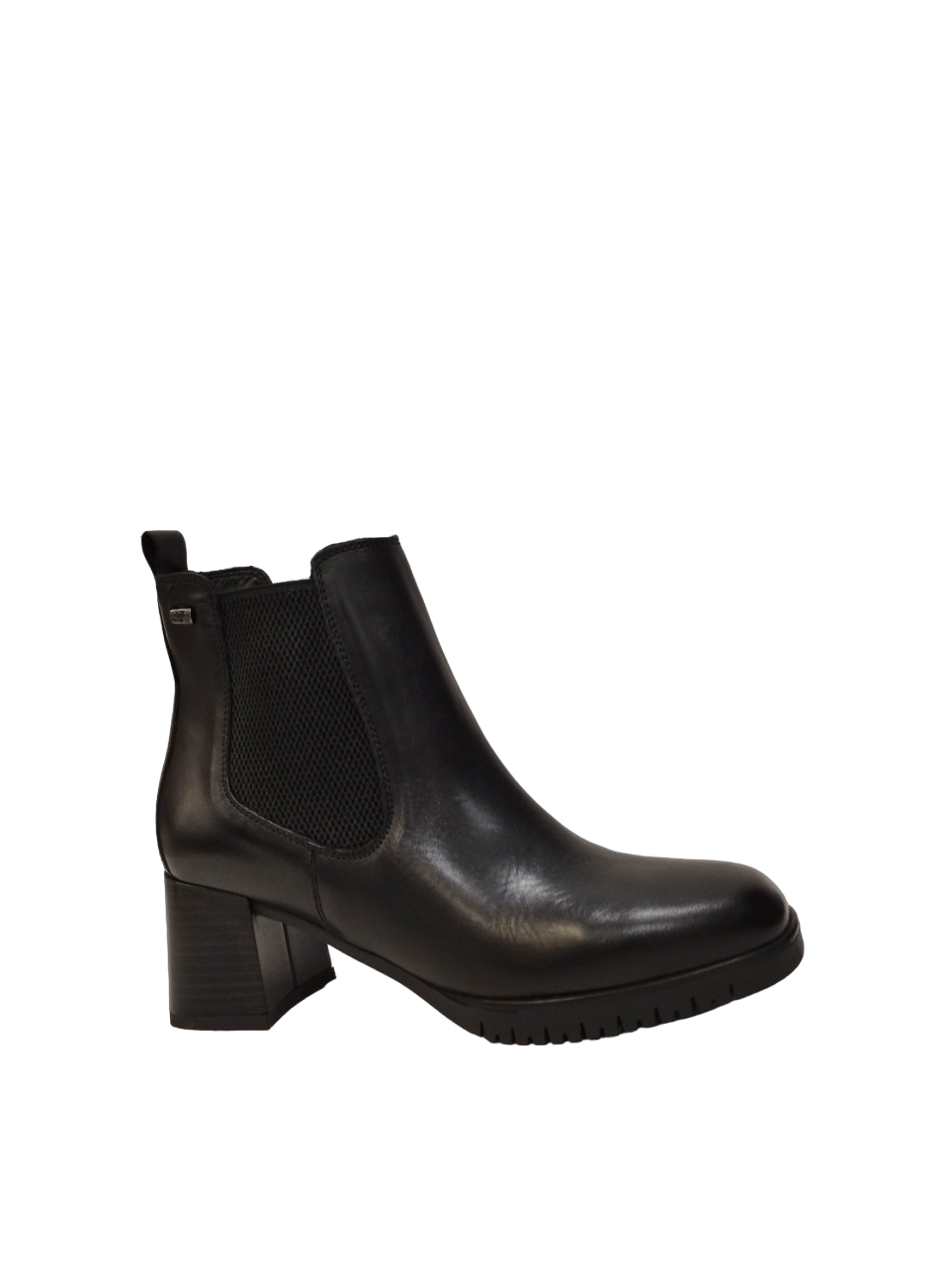 Valleverde Stivaletto nero in pelle t.5