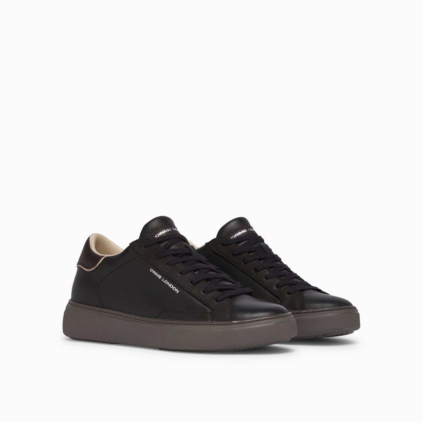 Crime London Sneakers bassa destiny dark chocolate