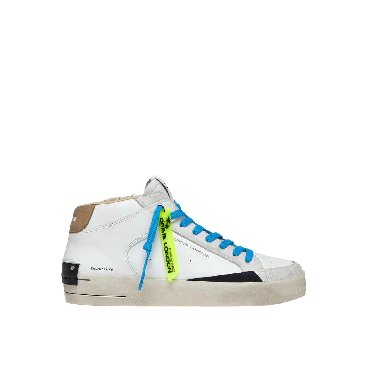 Crime London Sneakers Sk8 deluxe mid sky blue