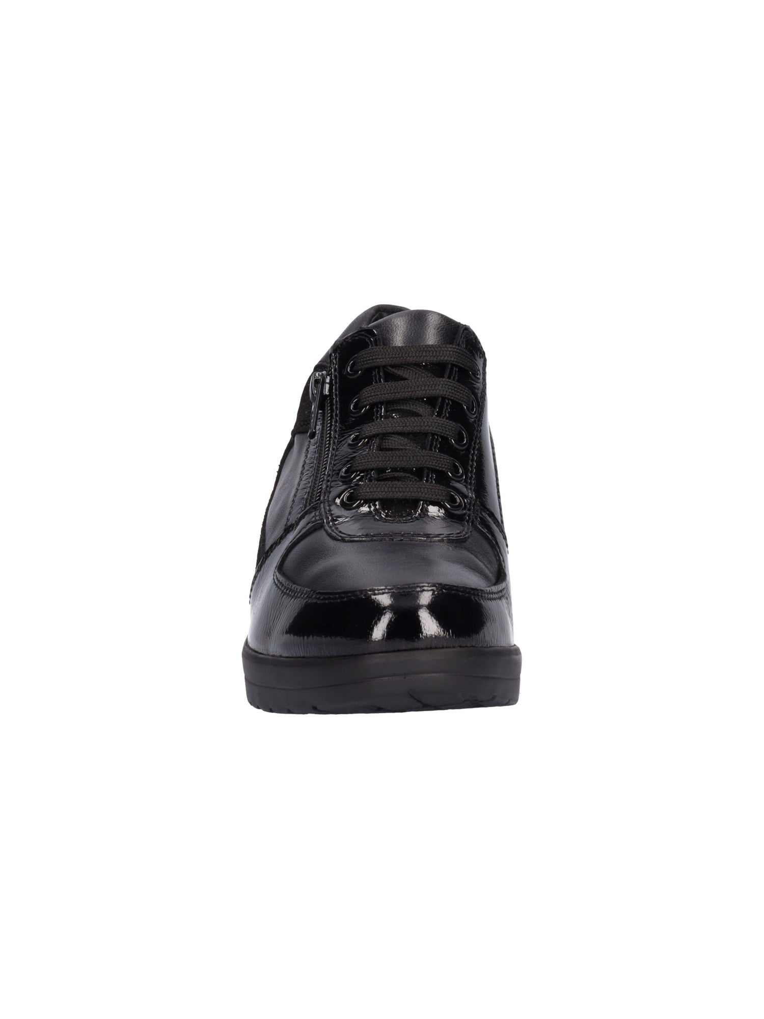 Susimoda Scarpa Nera con Lacci e Cerniera Laterale