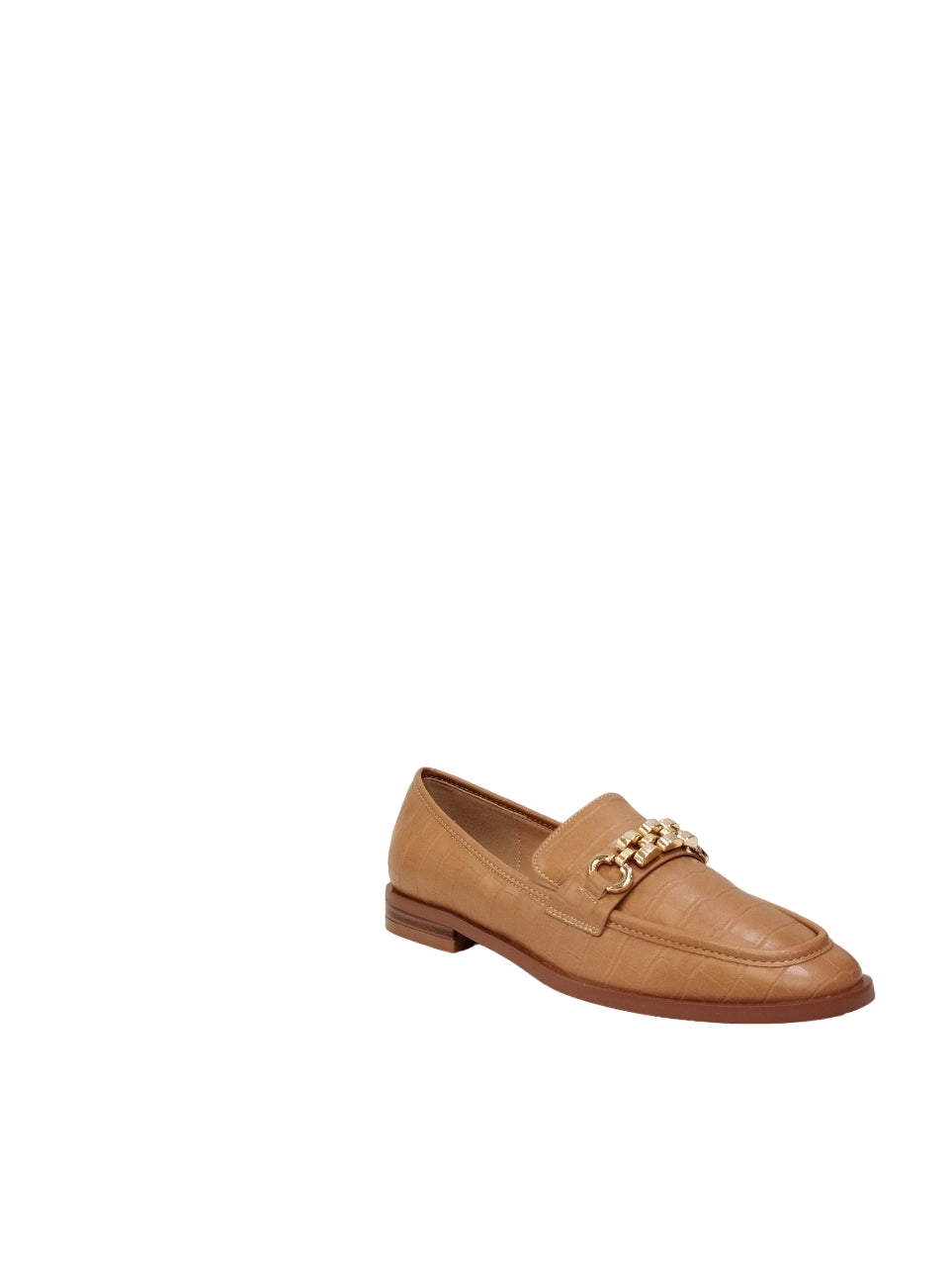 Nine West Mocassino in Similpelle Stampata Cuoio con Accessorio