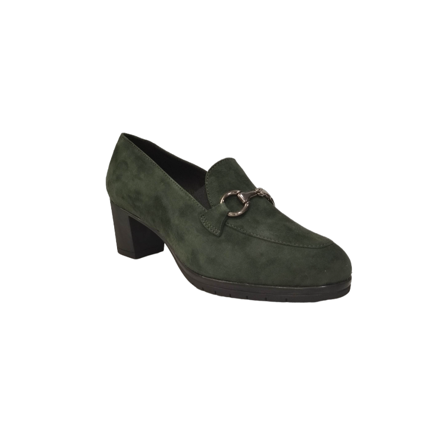 Susimoda Mocassino Verde in Camoscio con Accessorio t.5