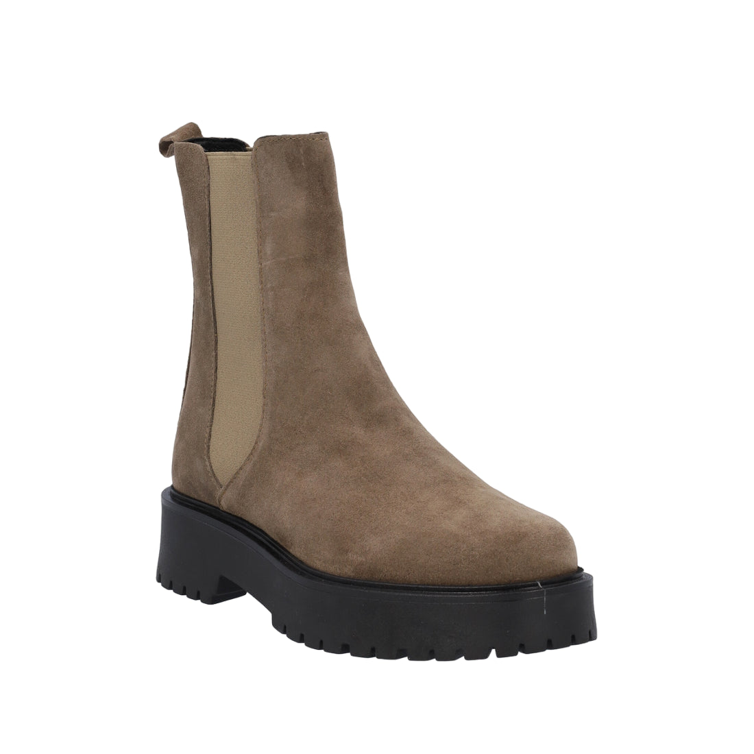 Rizzoli Stivaletto Tortora in Camoscio da Donna