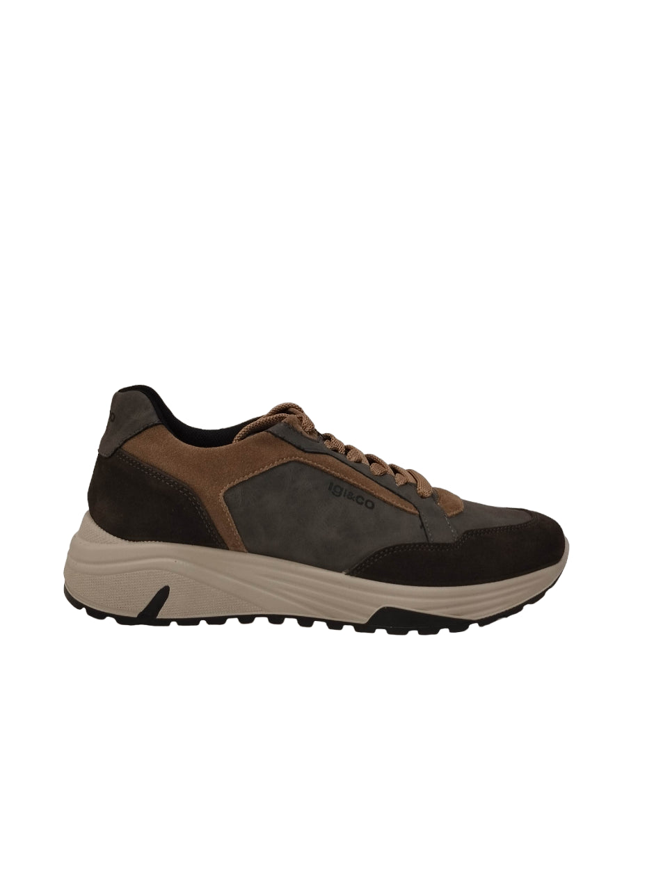 Igi&Co Sneakers Marrone Uomo in Camoscio