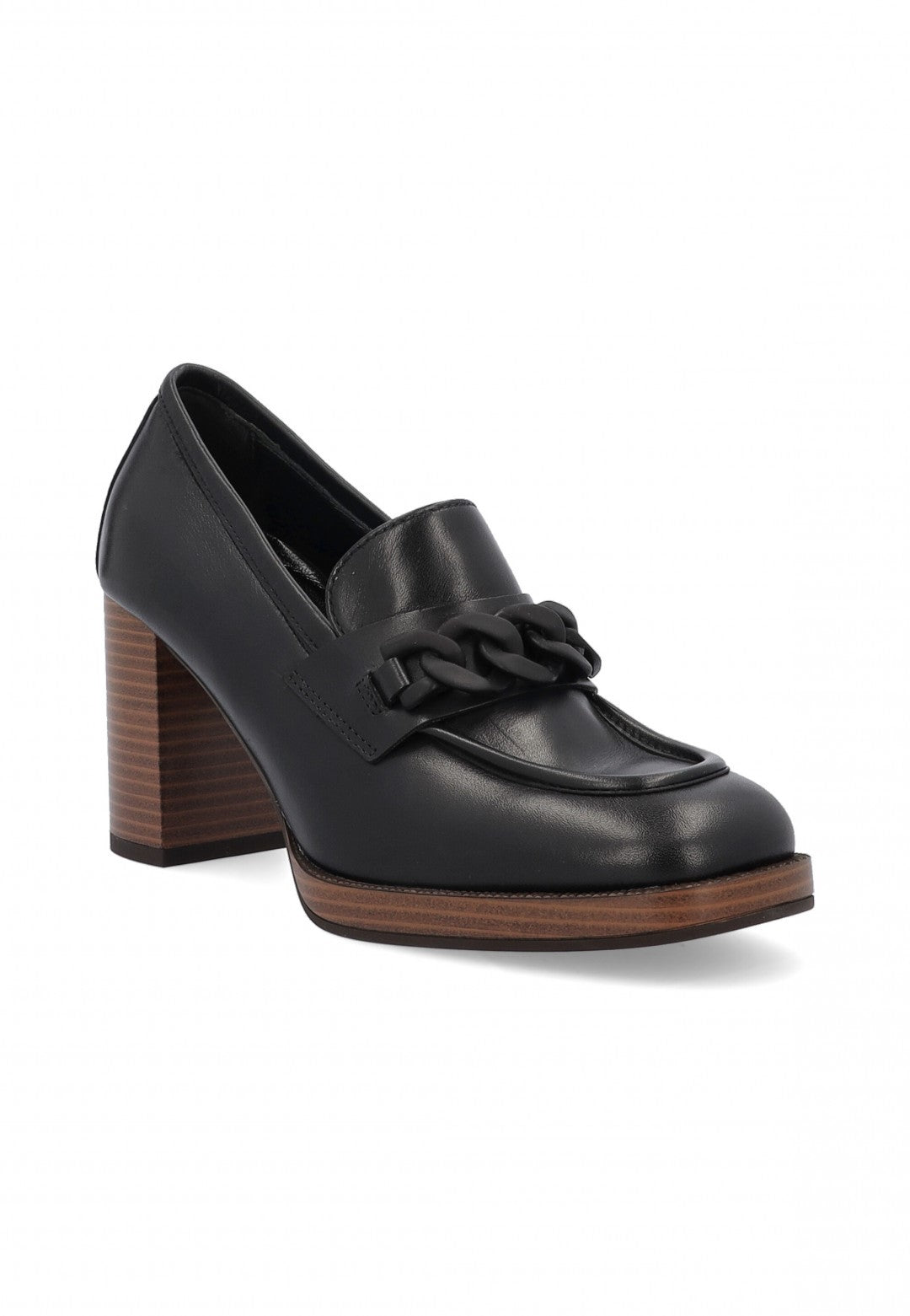 Nero Giardini mocassino nero t.8 con accessorio su tono