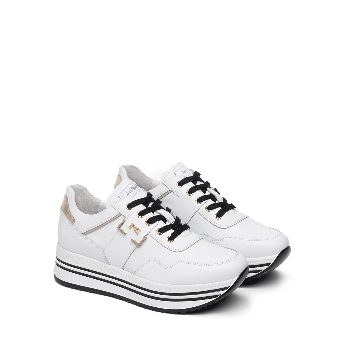 Nero Giardini sneakers bianca donna para