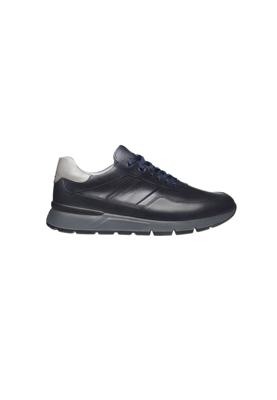 Nero Giardini sneakers uomo blu in pelle