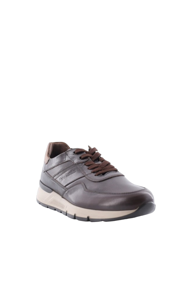 Nero Giardini sneakers uomo marrone in pelle