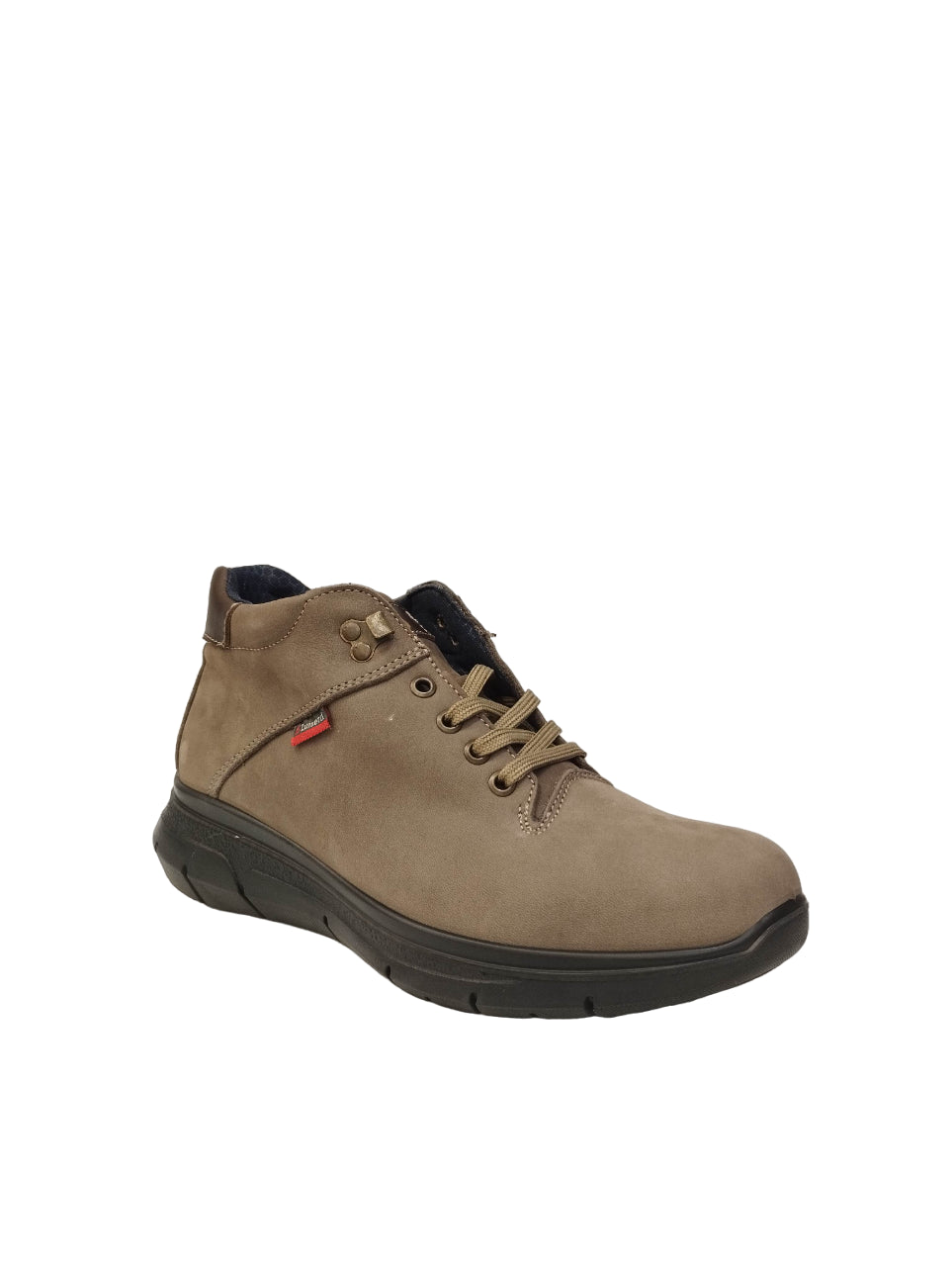 Luisetti Polacchino Stringato Uomo in Nabuck Tortora