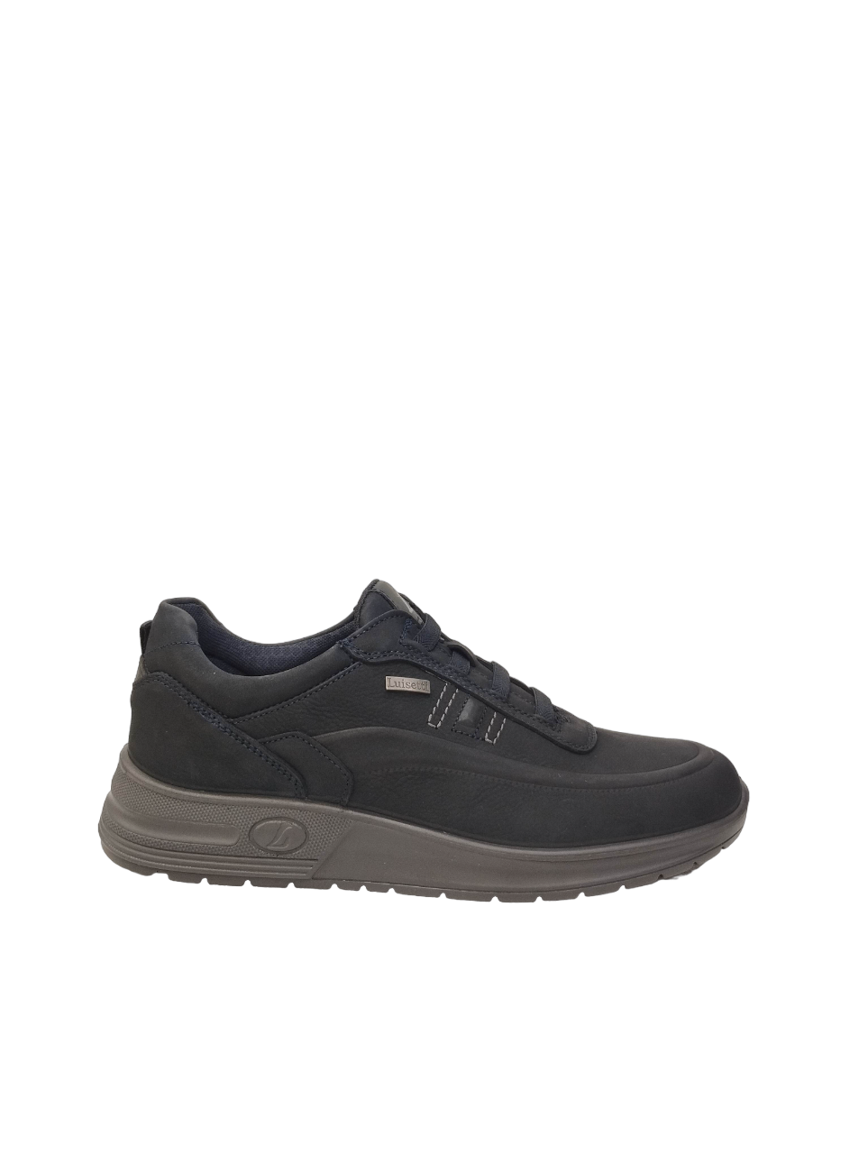 Luisetti Slip On Uomo in Nabuck Blu con Fondo Rialzato