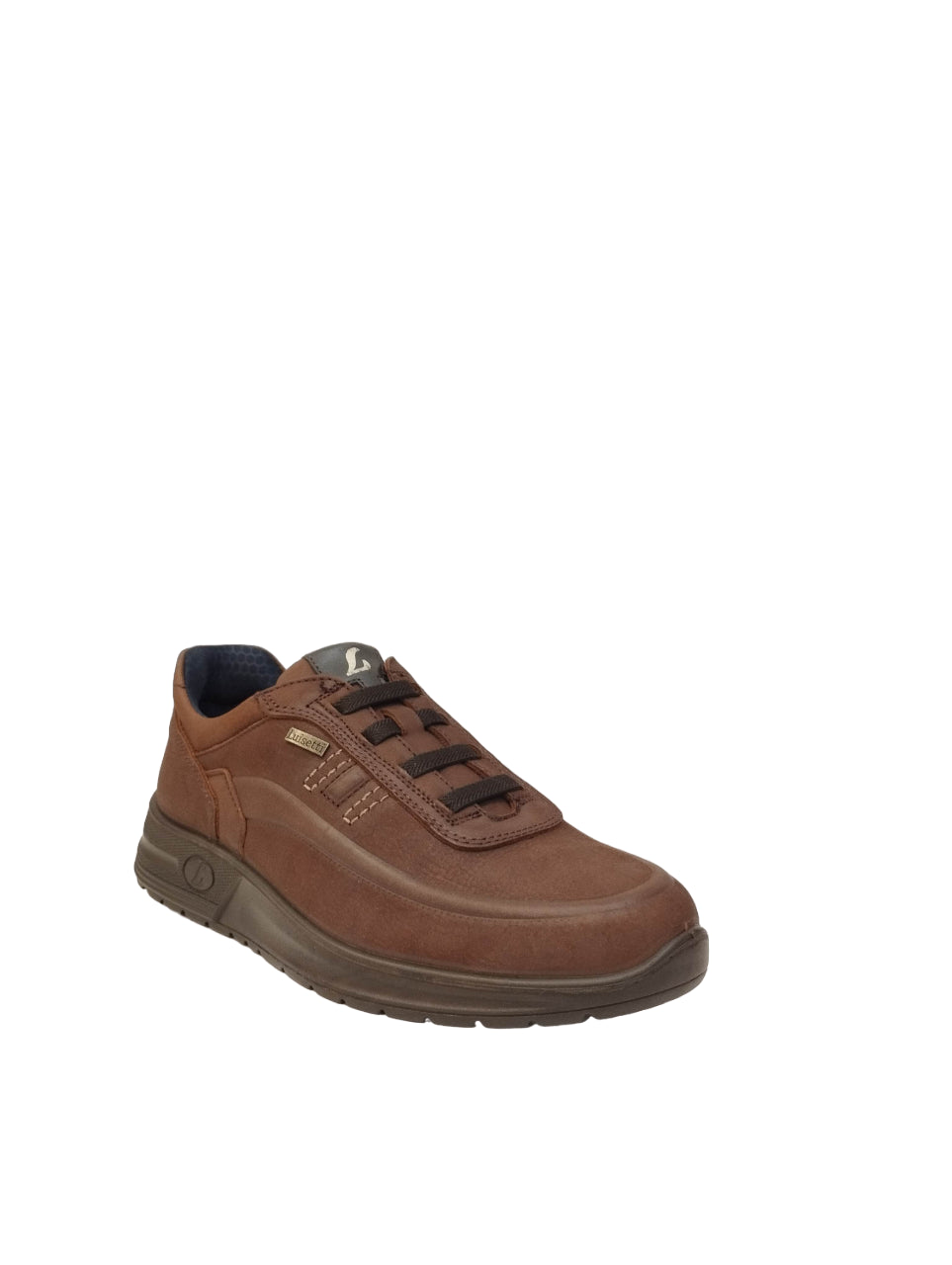 Luisetti Slip On Uomo in Nabuck Marrone con Fondo Rialzato