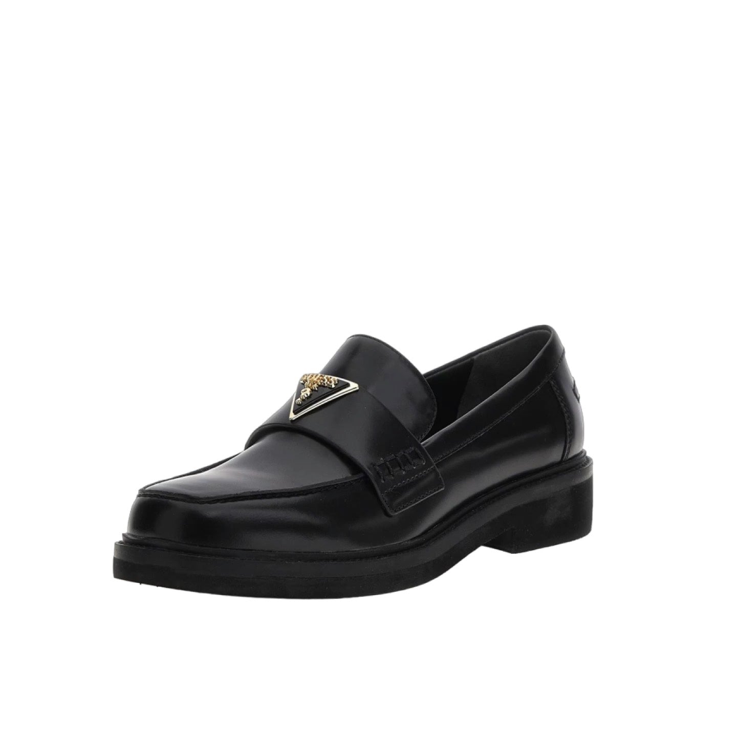 Guess Mocassino Nero Shata in Pelle