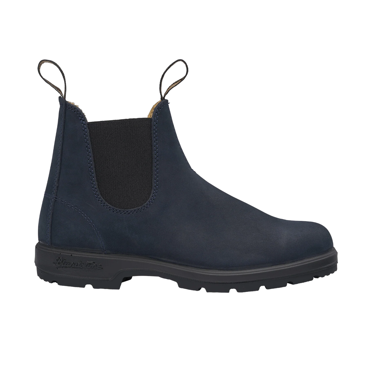 Blundstone Beatles Uomo in Nabuck Blu con Elastici Laterali Neri