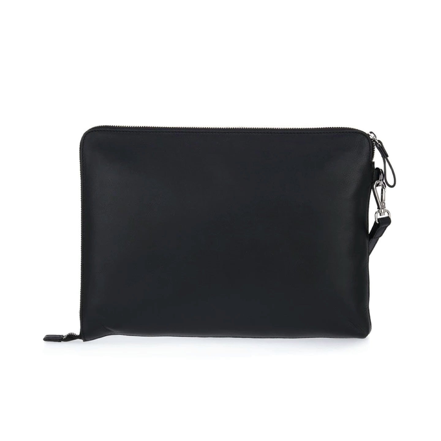 John Richmond Pochette Nera in Pelle con Polsino