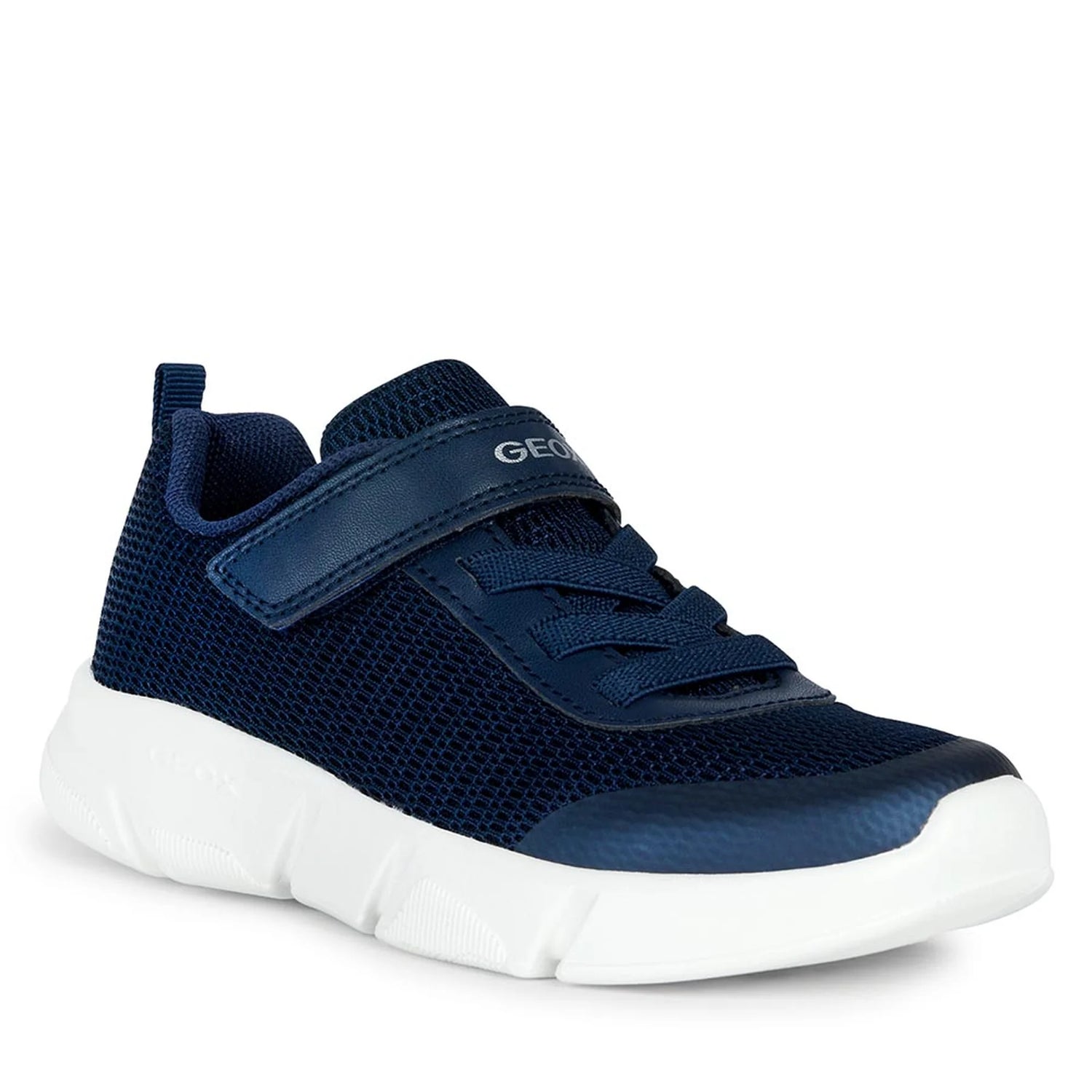 Geox Sneakers Blu da Bambino con Strappo