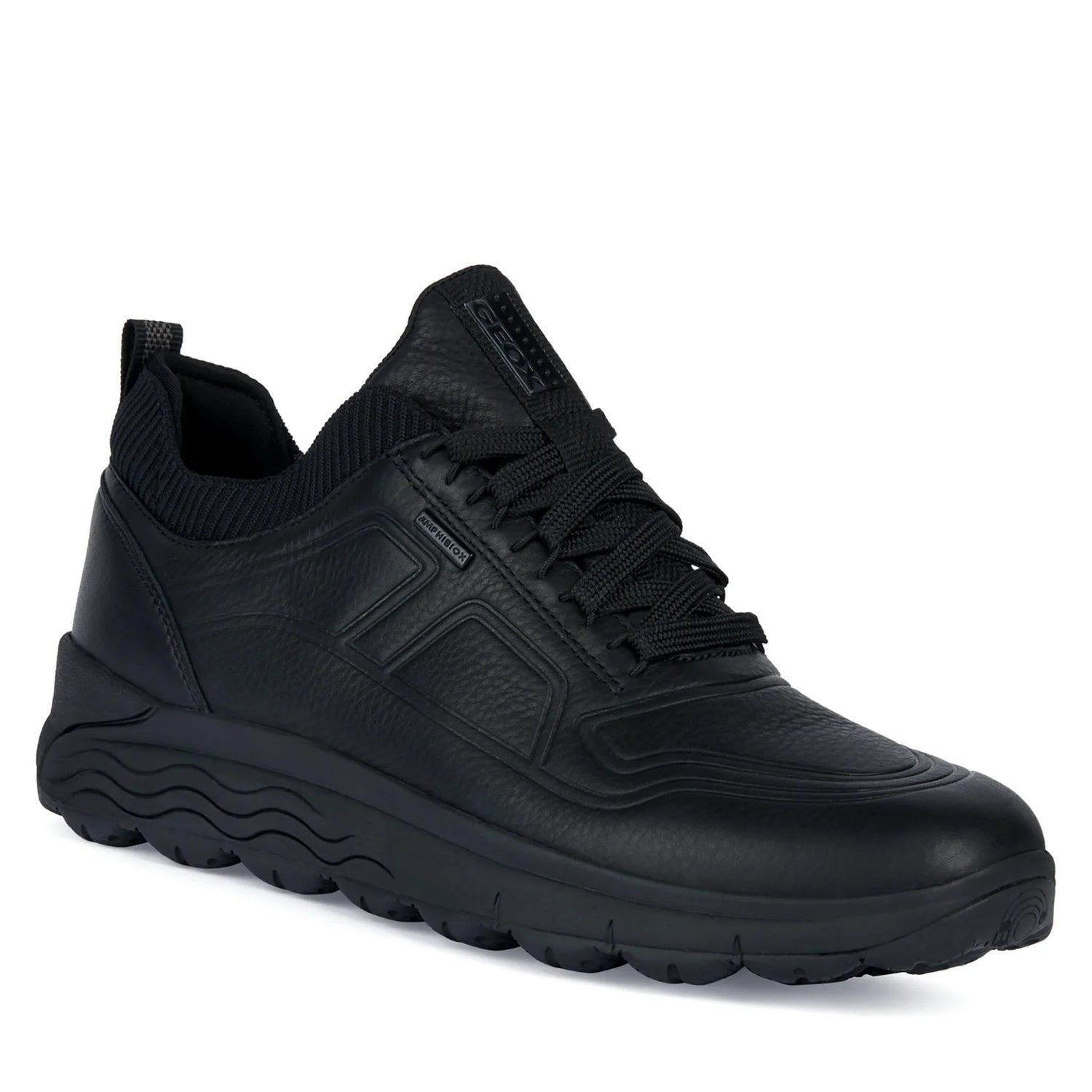 Geox Sneakers Spherica Nera in Pelle