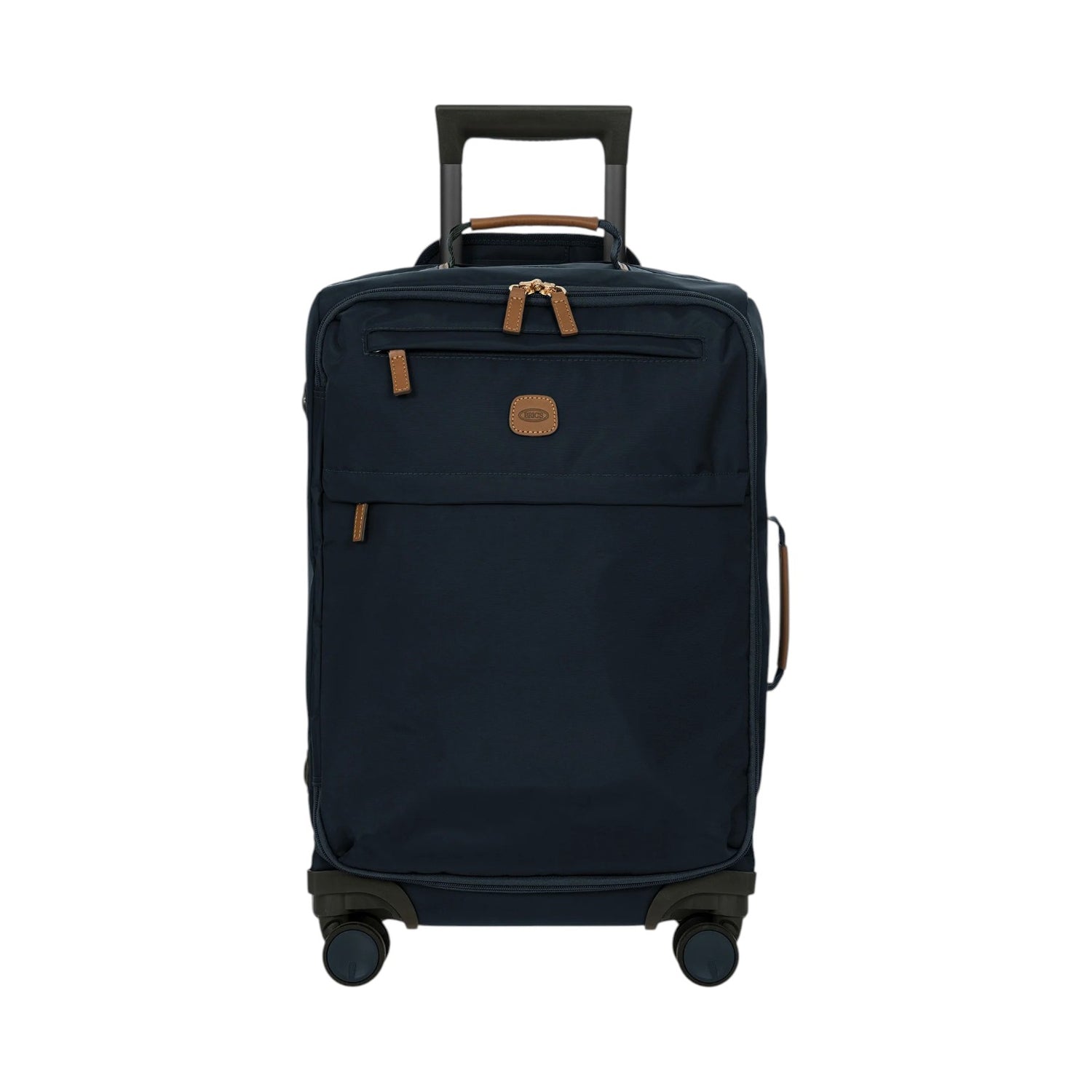 Bric's Trolley Cabina Unisex in Tessuto Blu 4 Ruote