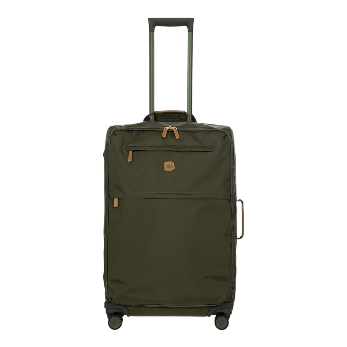 Bric's Trolley Medio Unisex in Tessuto Oliva 4 Ruote