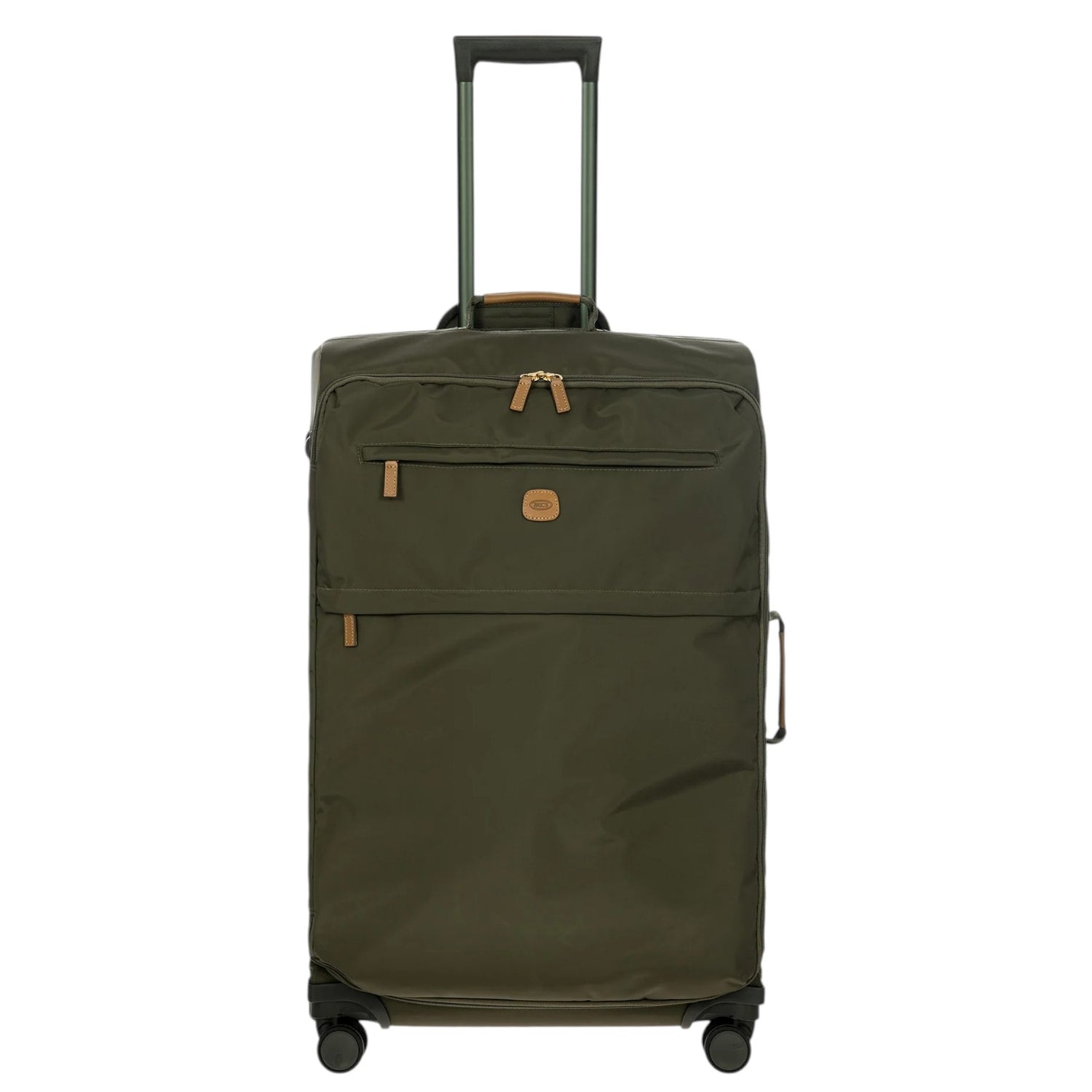 Bric's Trolley Grande Unisex in Tessuto Oliva 4 Ruote