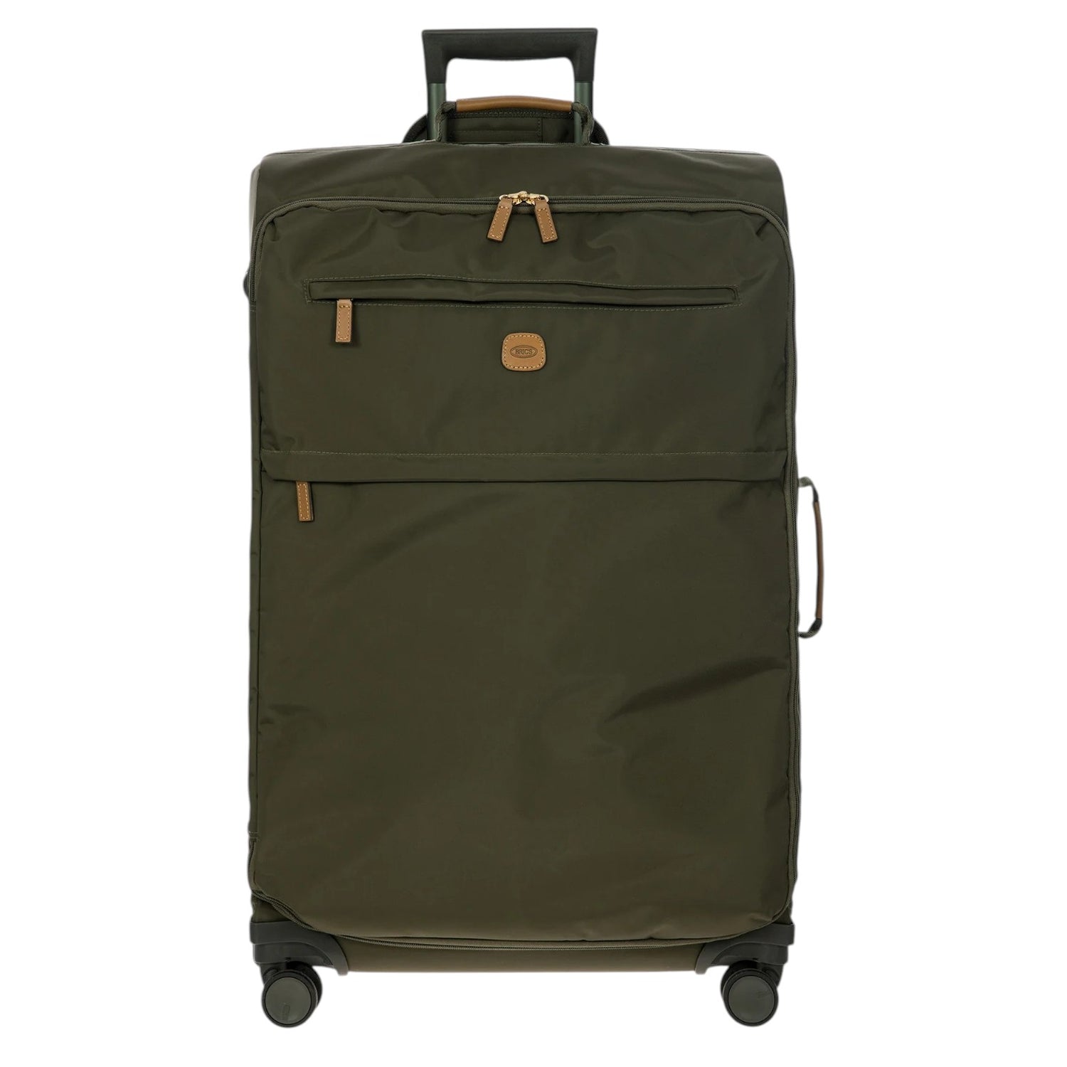 Bric's Trolley Grande Unisex in Tessuto Oliva 4 Ruote