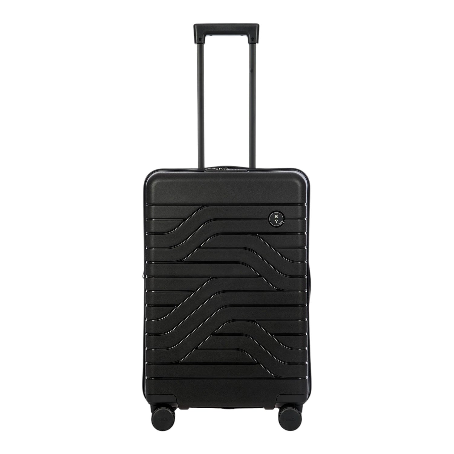 Bric's Trolley Medio Unisex Espansibile in Abs Nero 4 Ruote