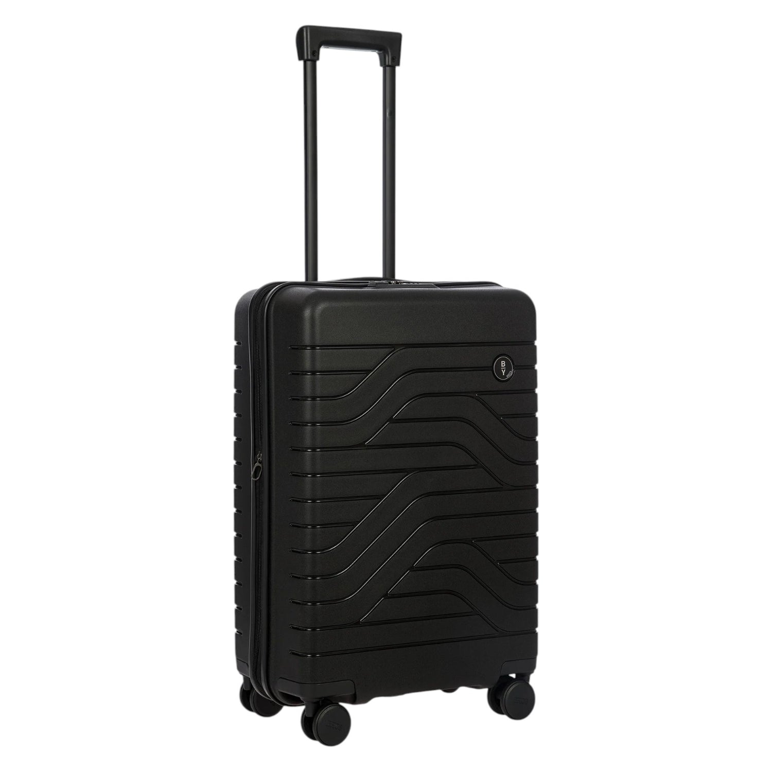 Bric's Trolley Medio Unisex Espansibile in Abs Nero 4 Ruote