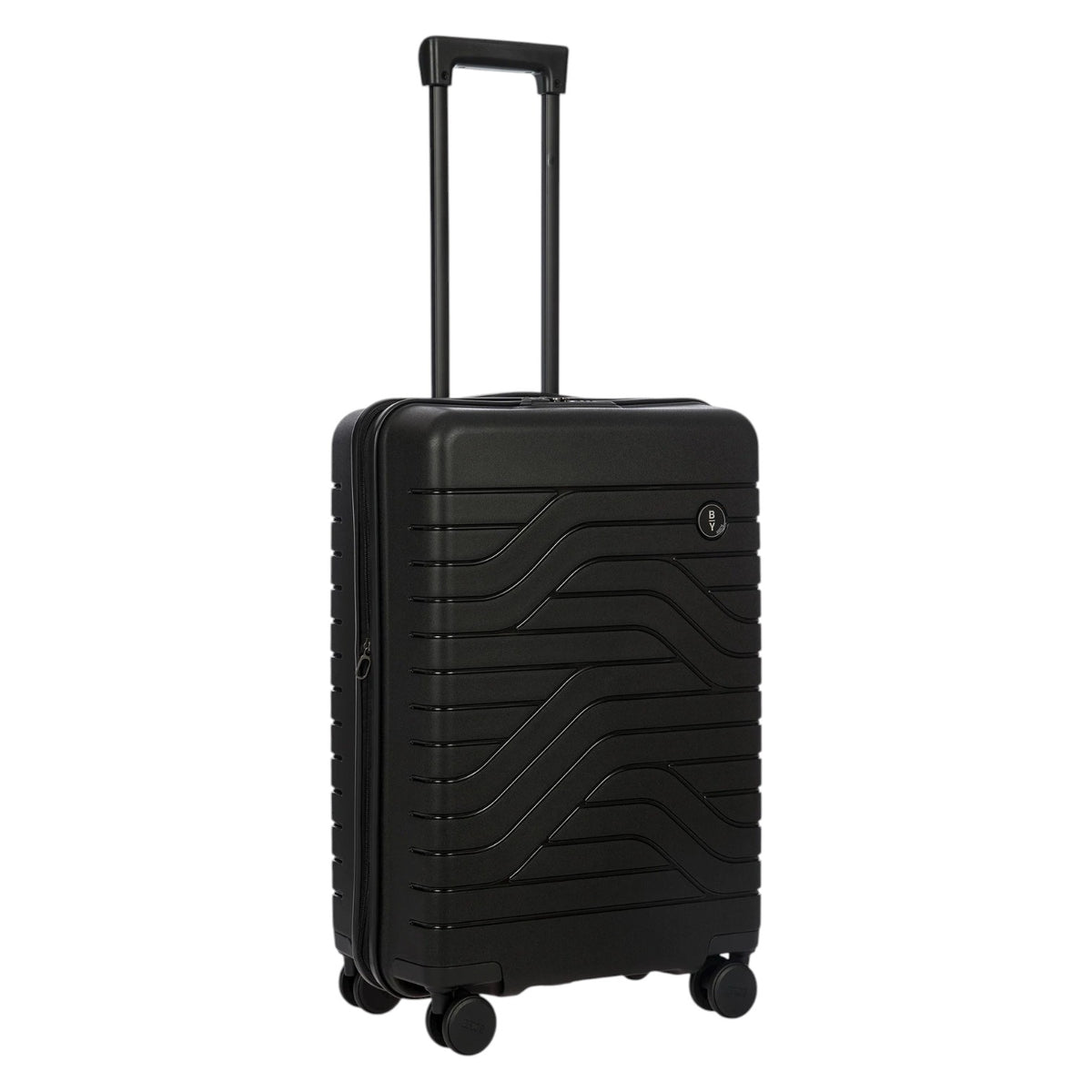 Bric's Trolley Medio Unisex Espansibile in Abs Nero 4 Ruote