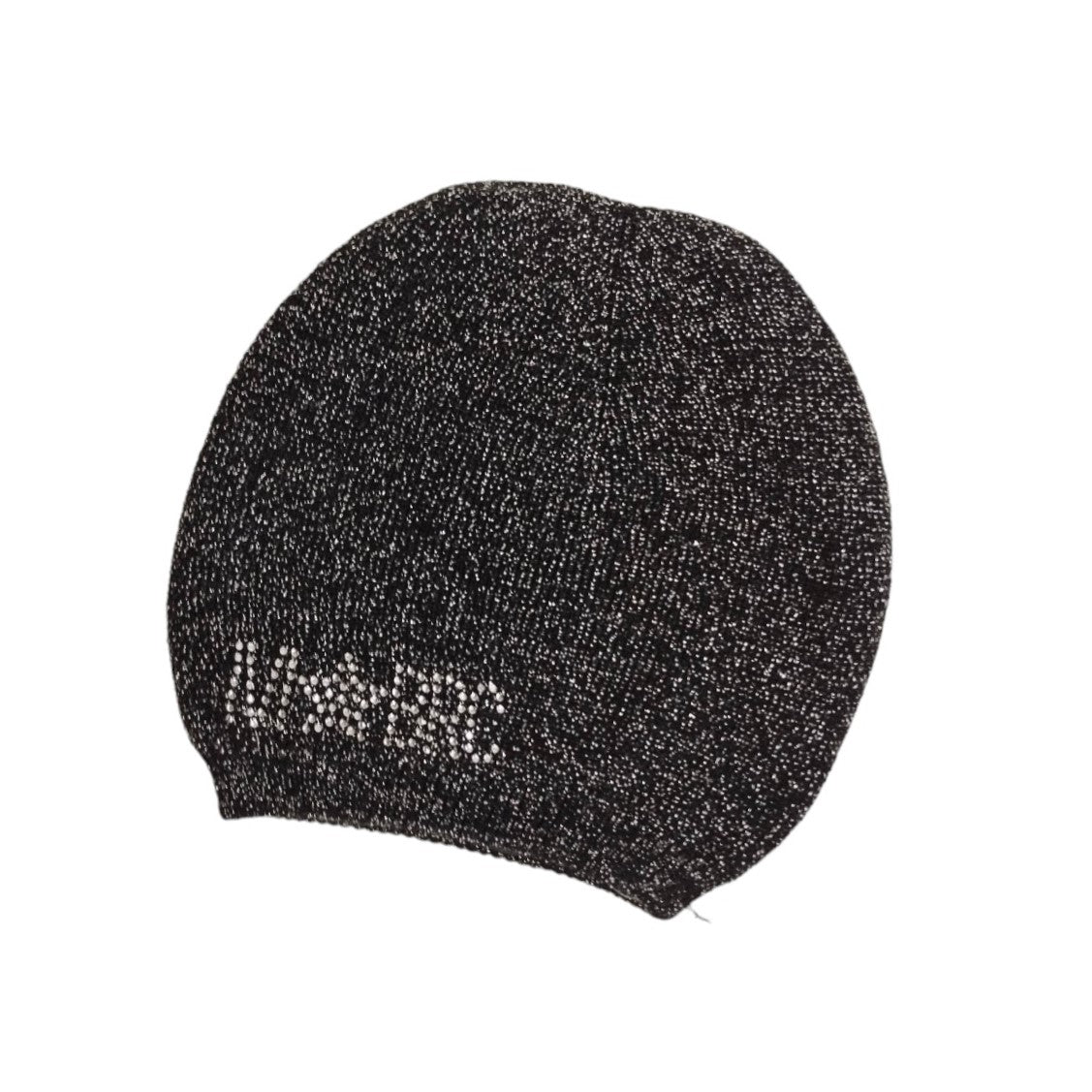 M Brc Cappello Lurex Nero Pino