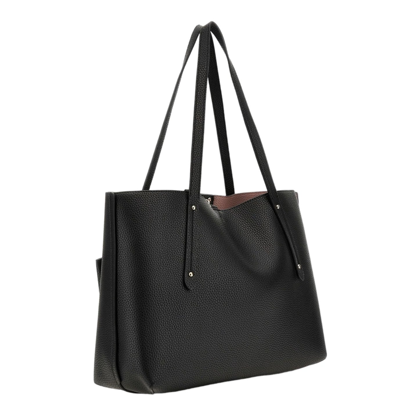 Guess Shopping Bag Nera Reversibile con Pochette