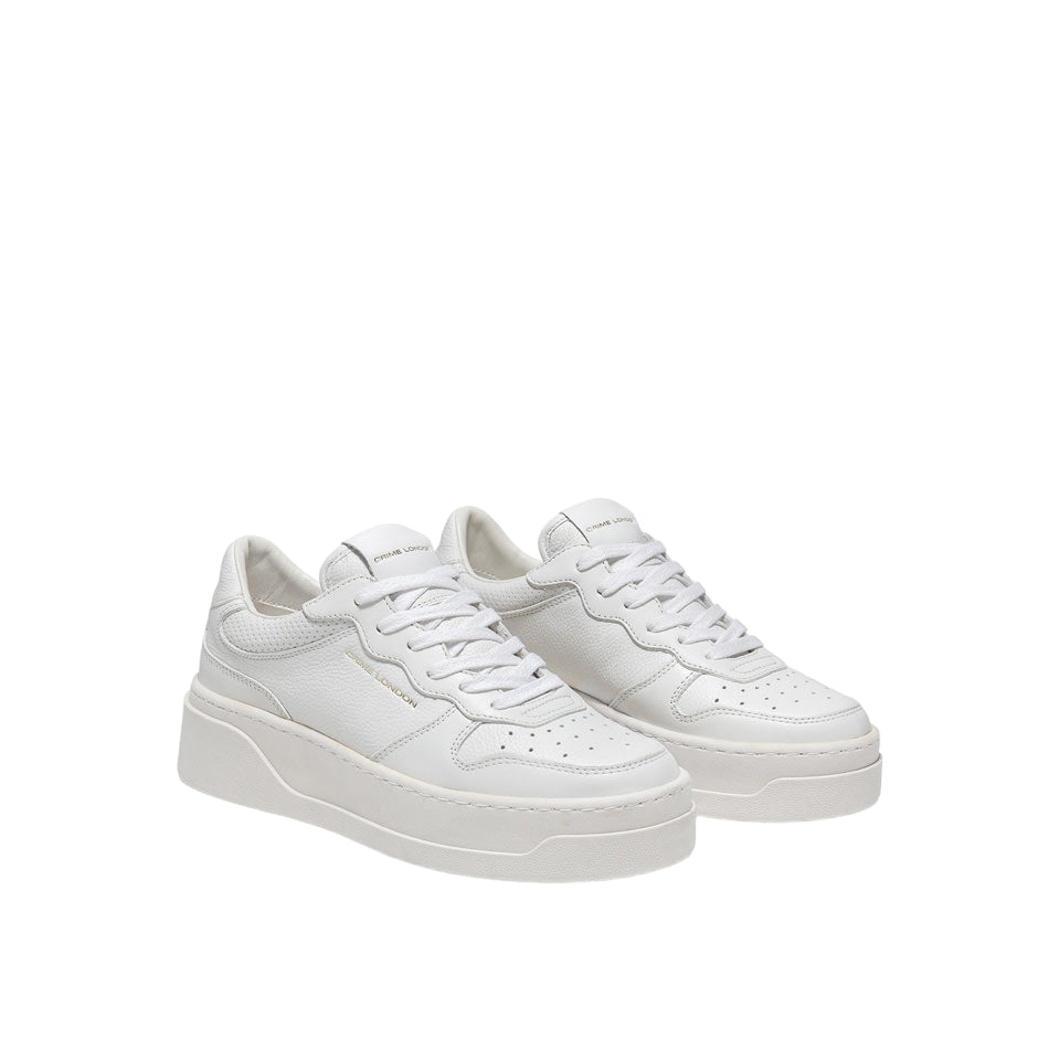 Crime London Sneakers Platfrom Force 1 Optic White