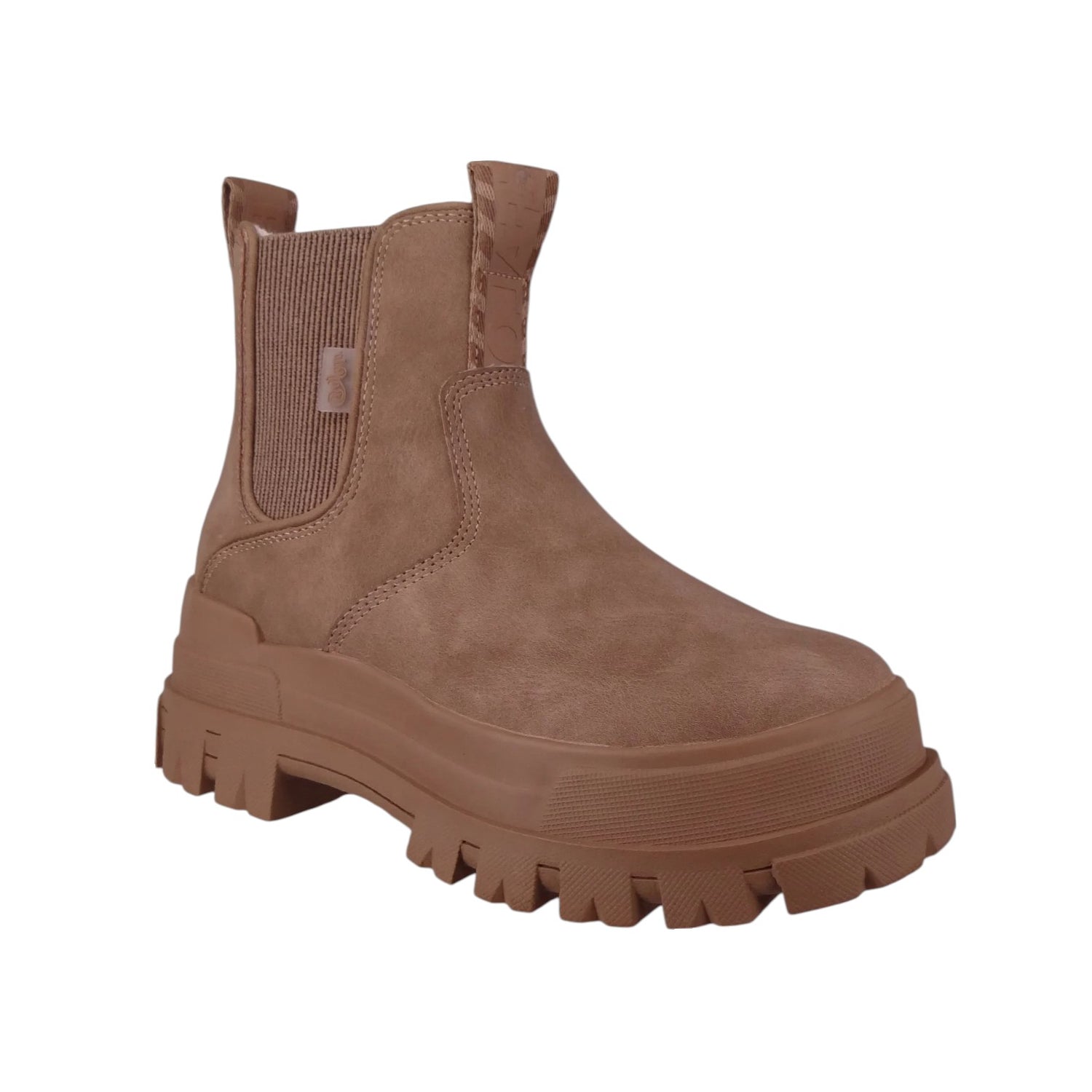 Buffalo Aspha Chelsea Mid Stivaletto Marrone da Donna