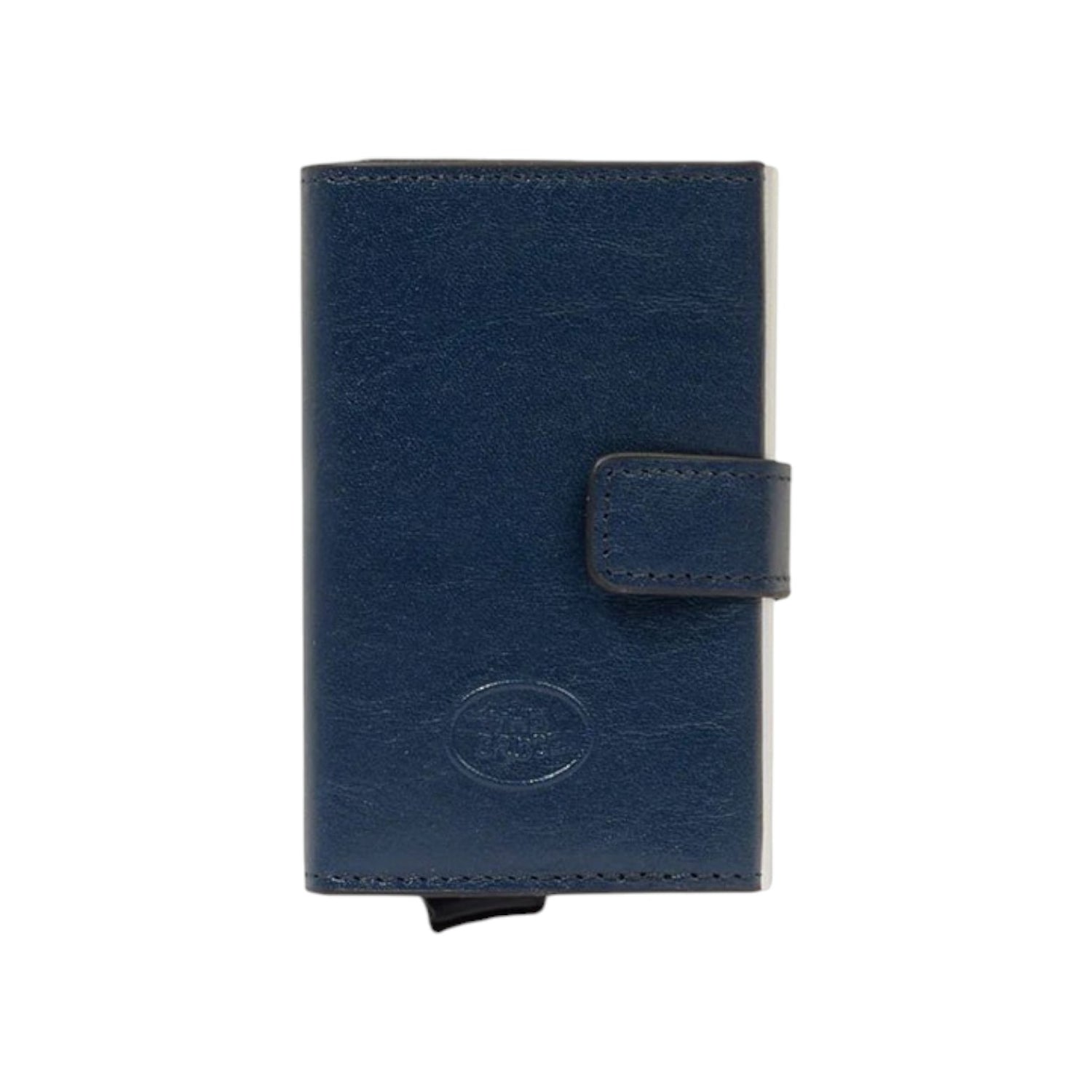 The Bridge Portacarte Blu Linea Story con Clip da Uomo