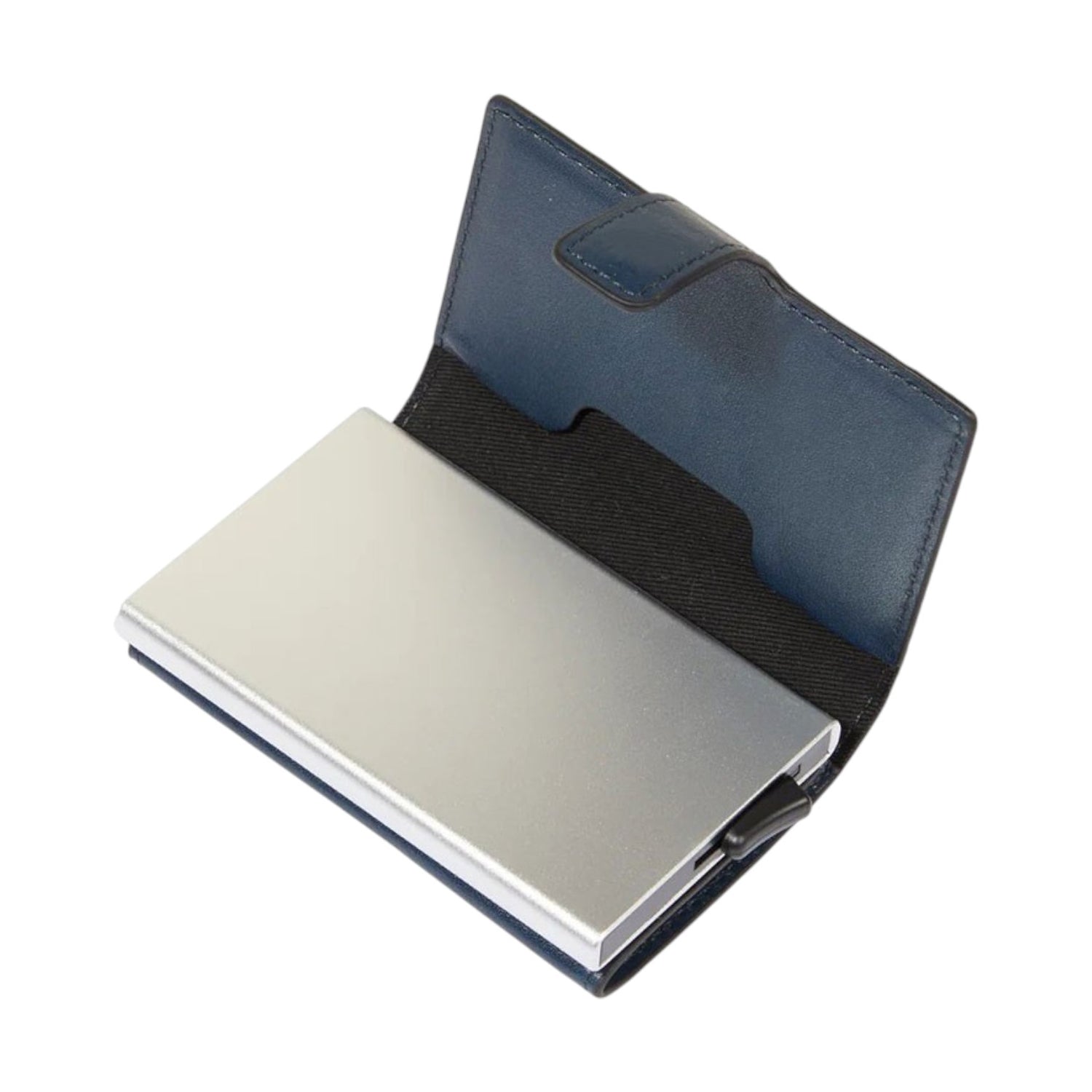 The Bridge Portacarte Blu Linea Story con Clip da Uomo