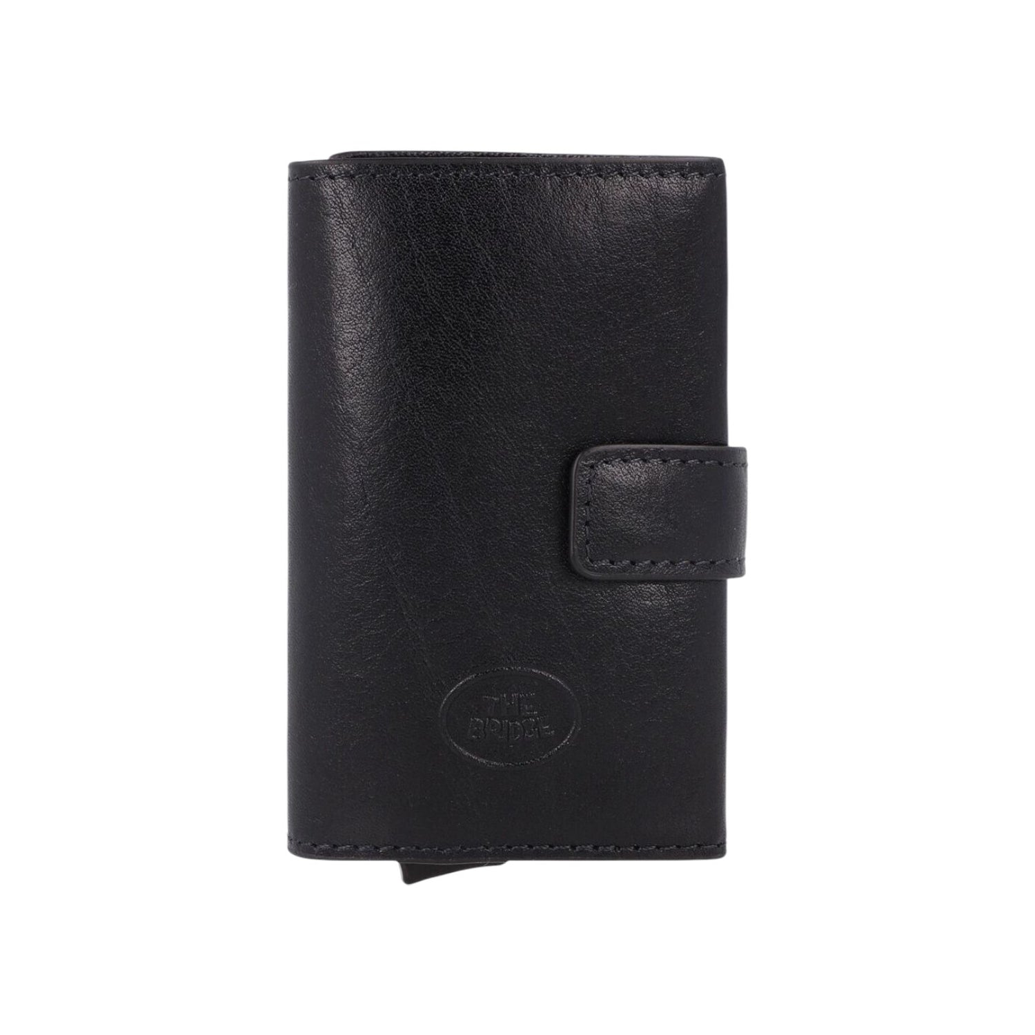 The Bridge Portacarte Nero Linea Story con Clip da Uomo