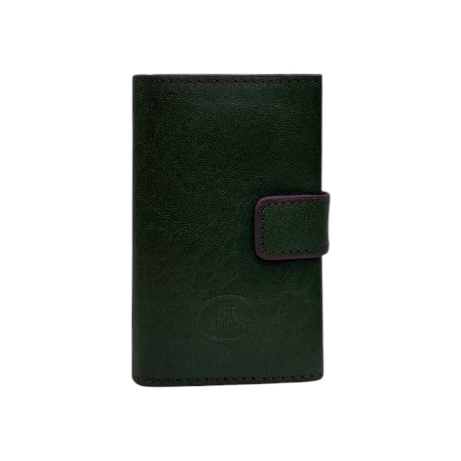 The Bridge Portacarte Verde Linea Story con Clip da Uomo