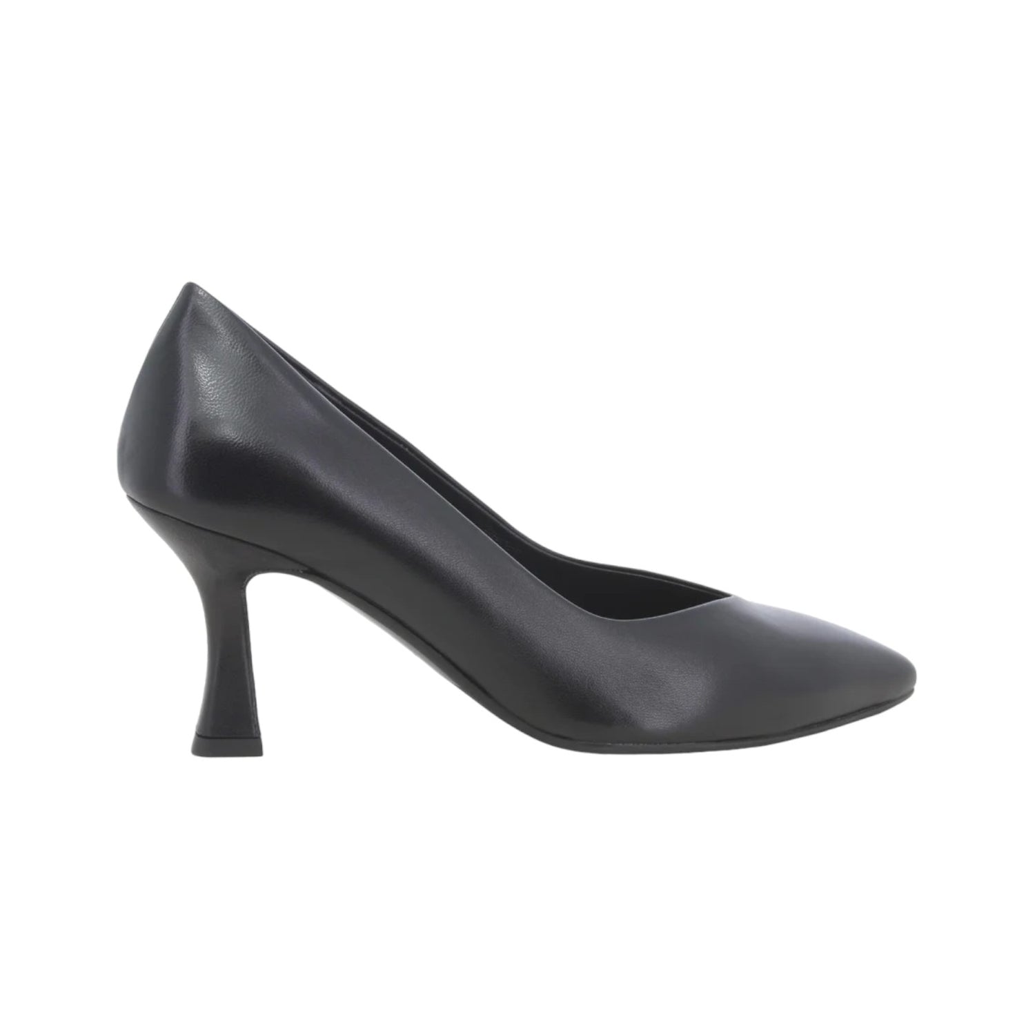 Melluso Dècollettè Donna in Pelle Nero con Tacco a Rocchetto 70mm 43