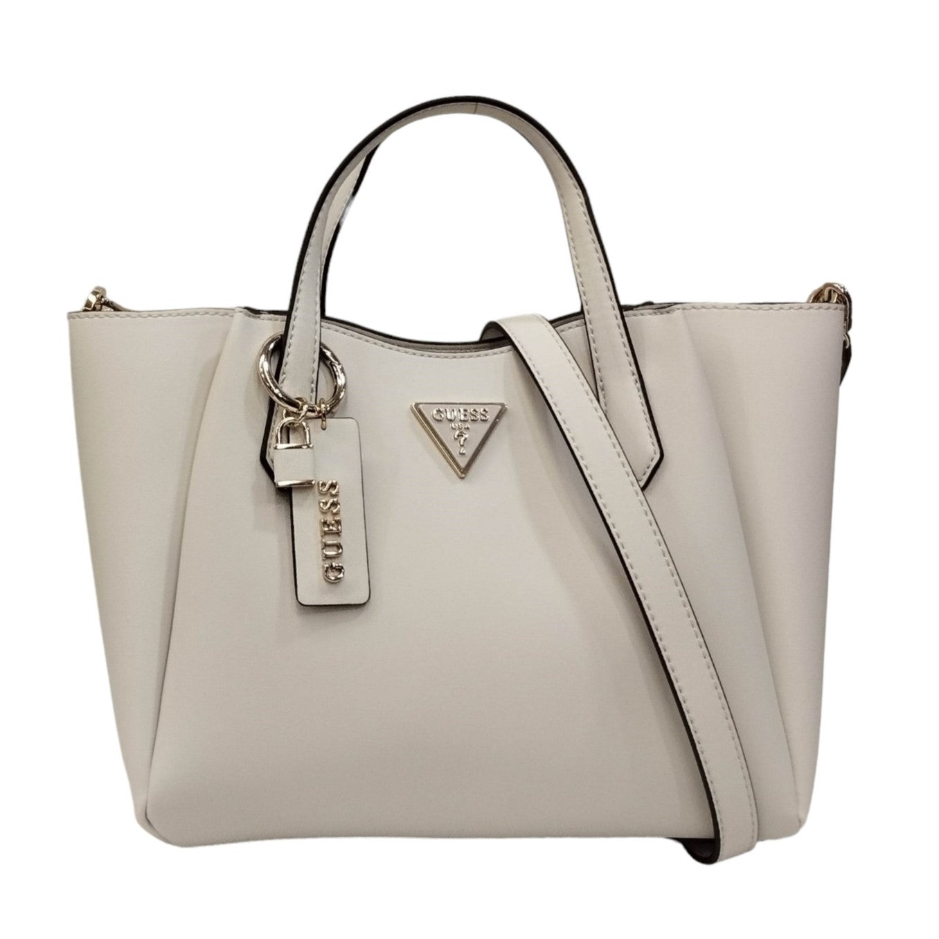 Guess Borsa a Mano Latte con Tracolla Regolabile