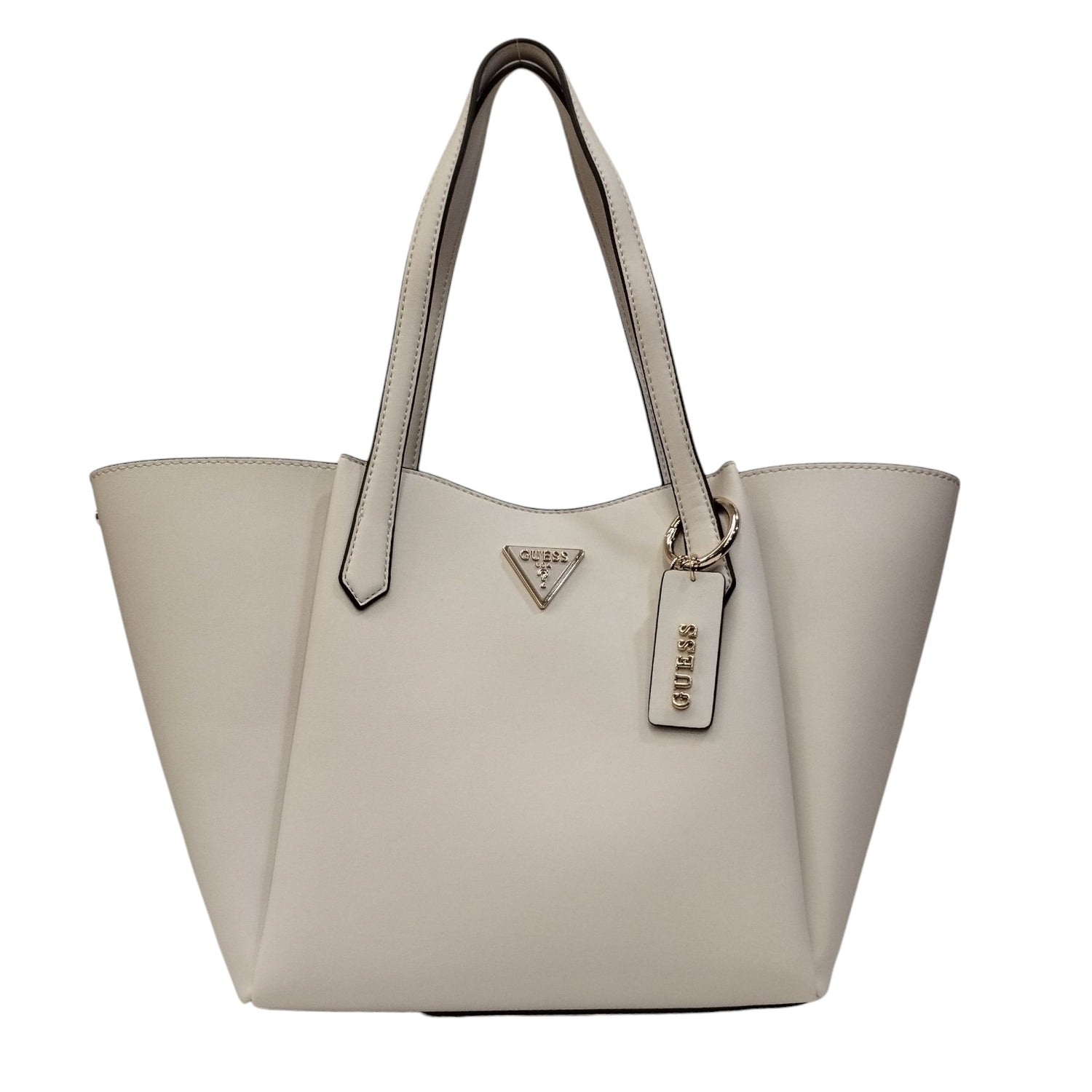 Guess Shopping Bag Latte in Ecopelle con Charm