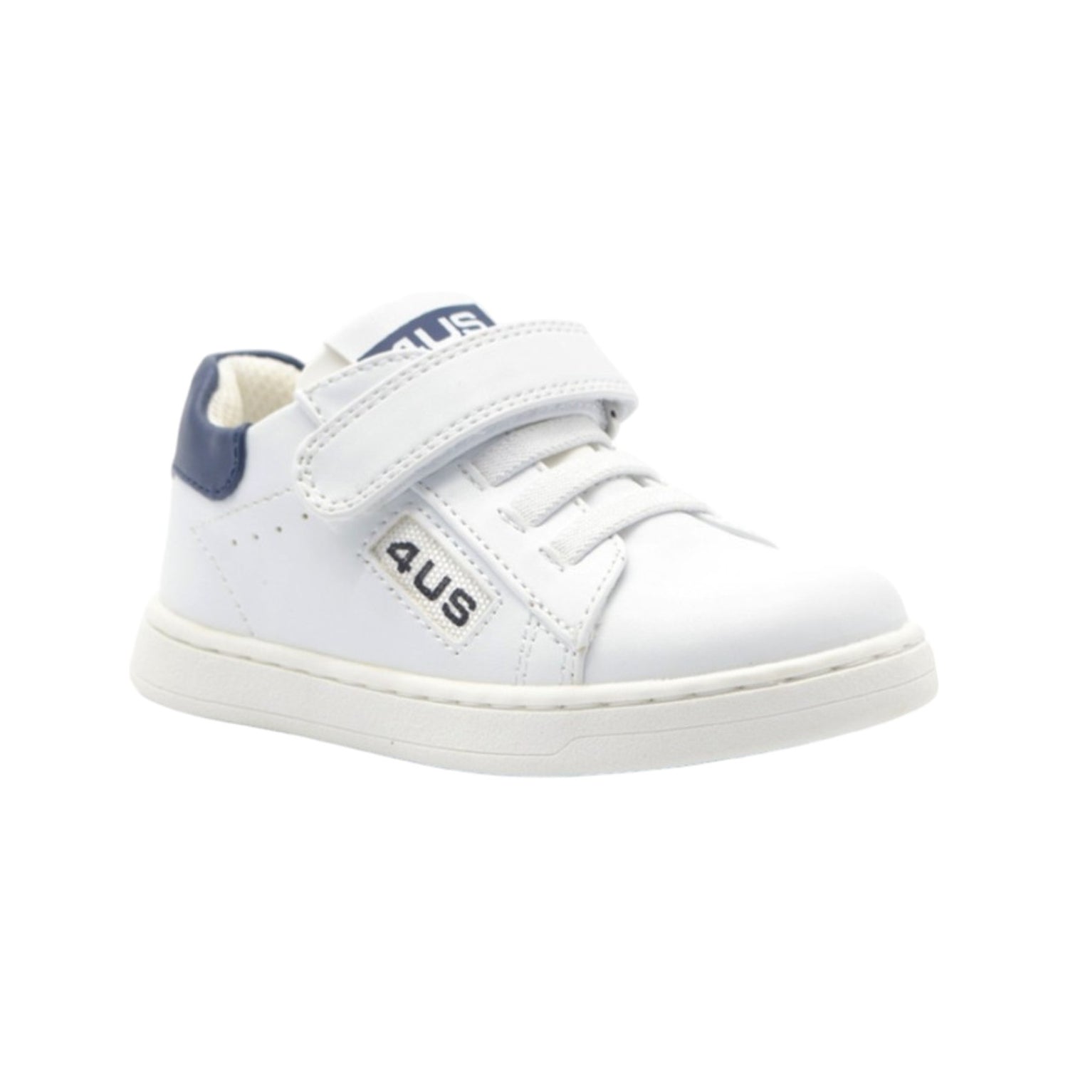 4us Sneakers Bianca con Strappo da Bambino