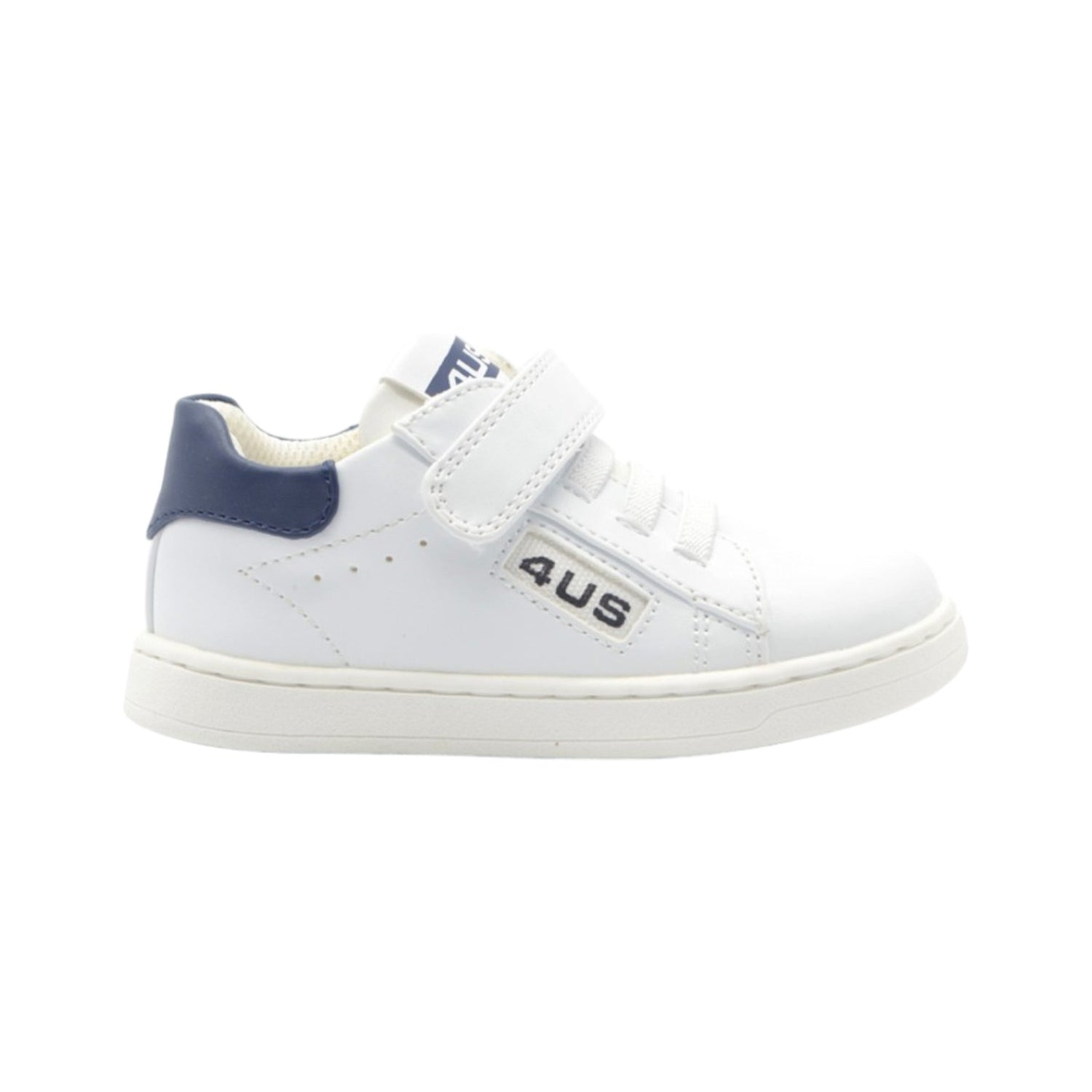 4us Sneakers Bianca con Strappo da Bambino