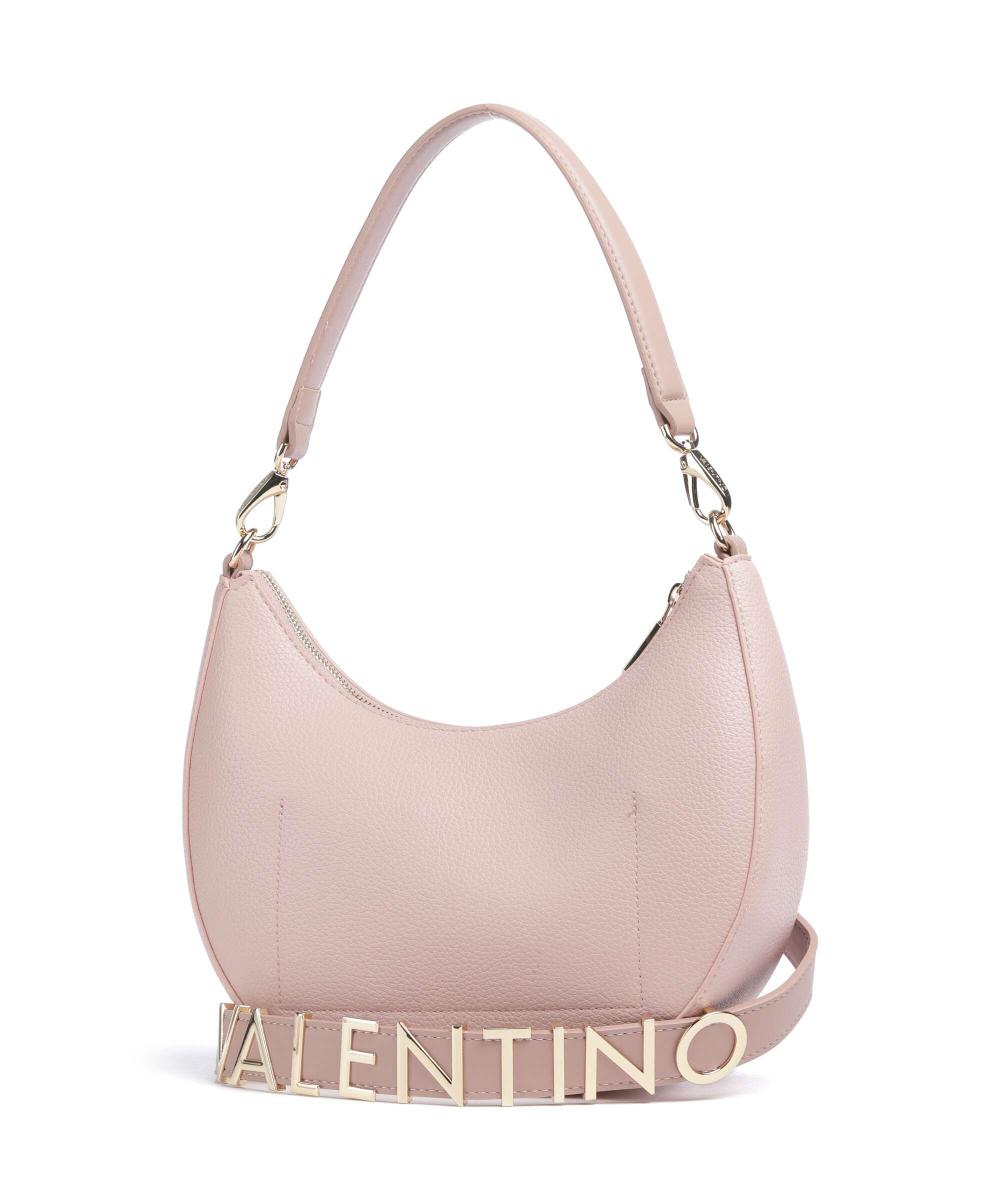 Mario Valentino Borsa a Spalla Donna Linea Alexia in Pelle Sintetica Cipria con Doppia Tracolla