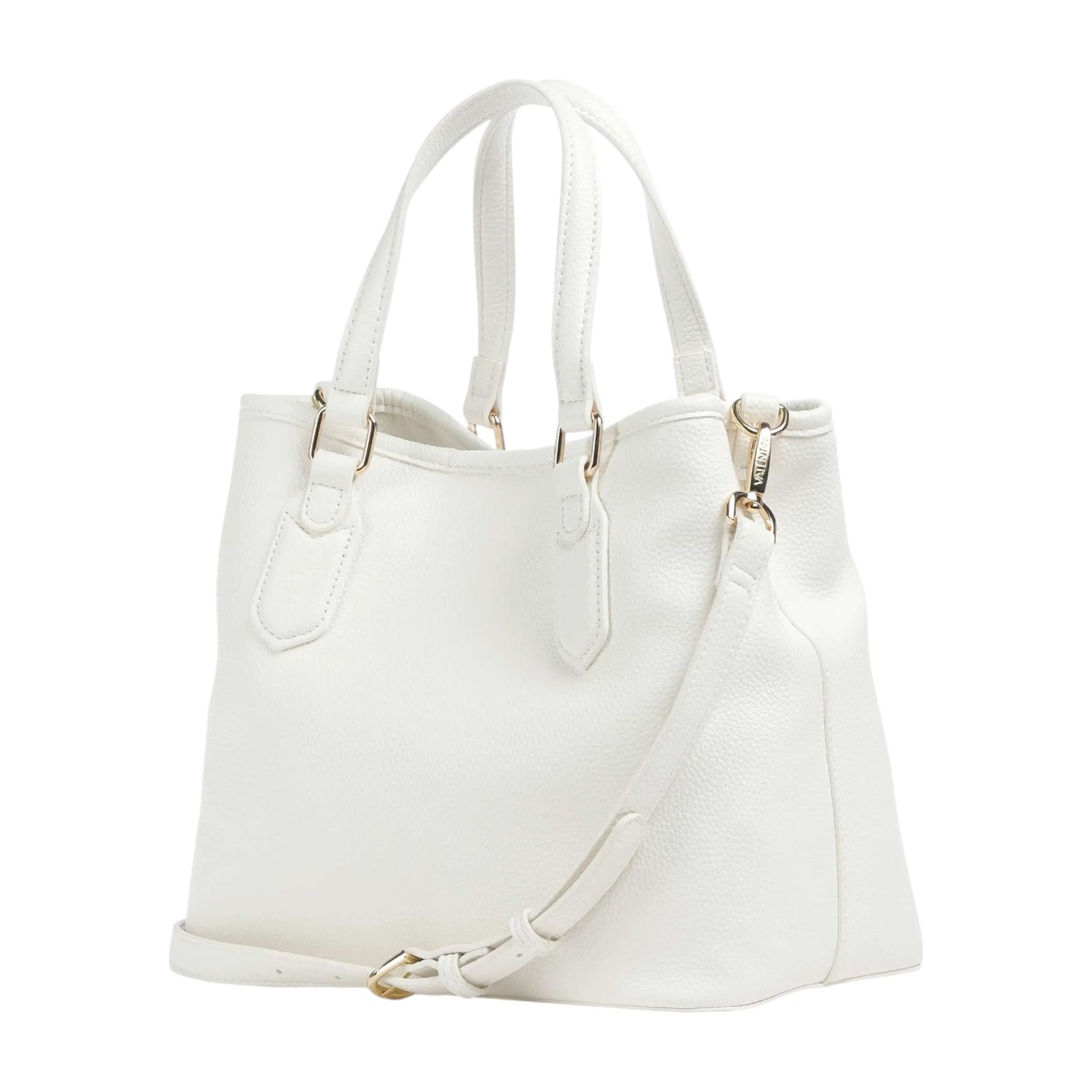 Mario Valentino Borsa a Spalla Donna Linea Brixton in Colore Bianco con Tracolla