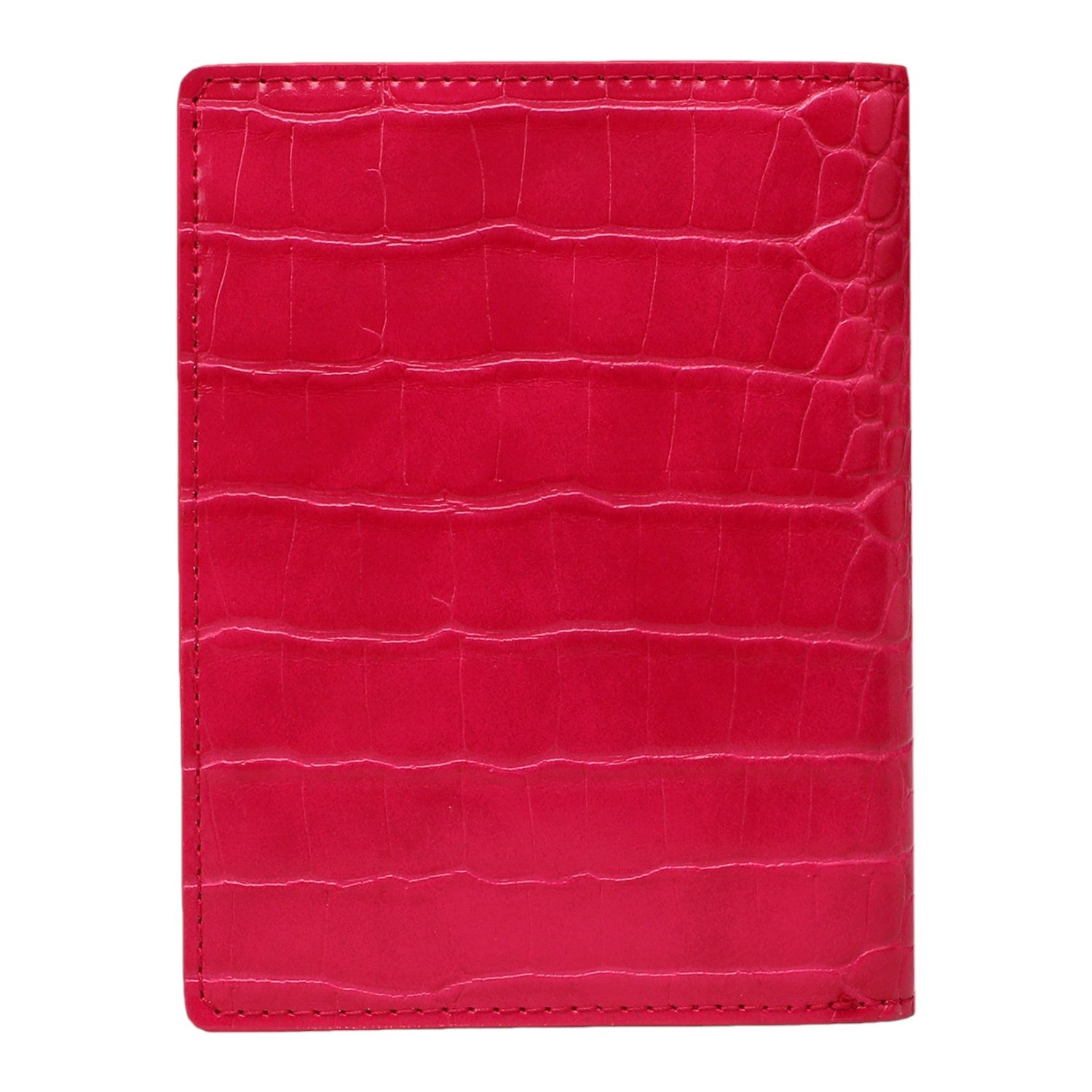 Guess Porta Documenti Fucsia Stampa Effetto Cocco