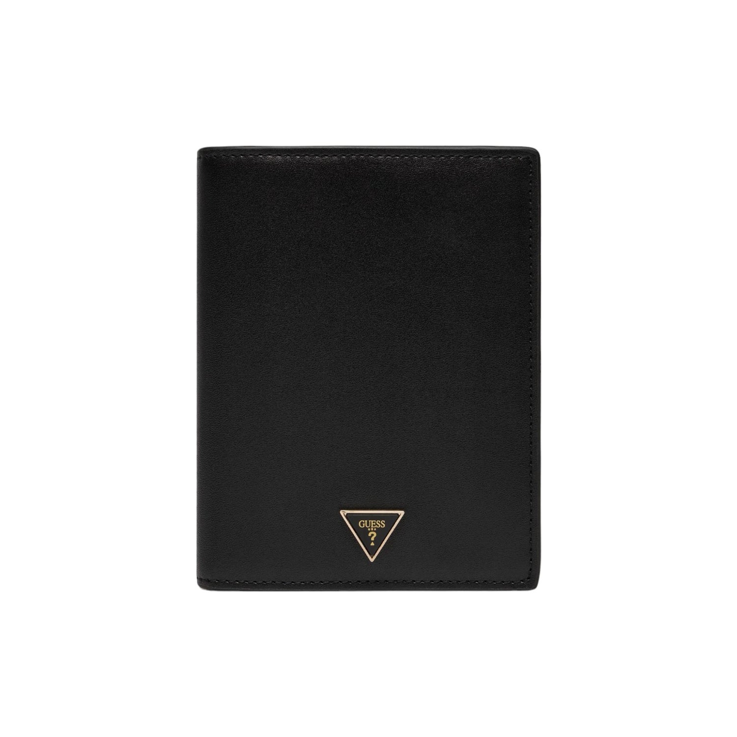 Guess Portacarte Nero in Ecopelle
