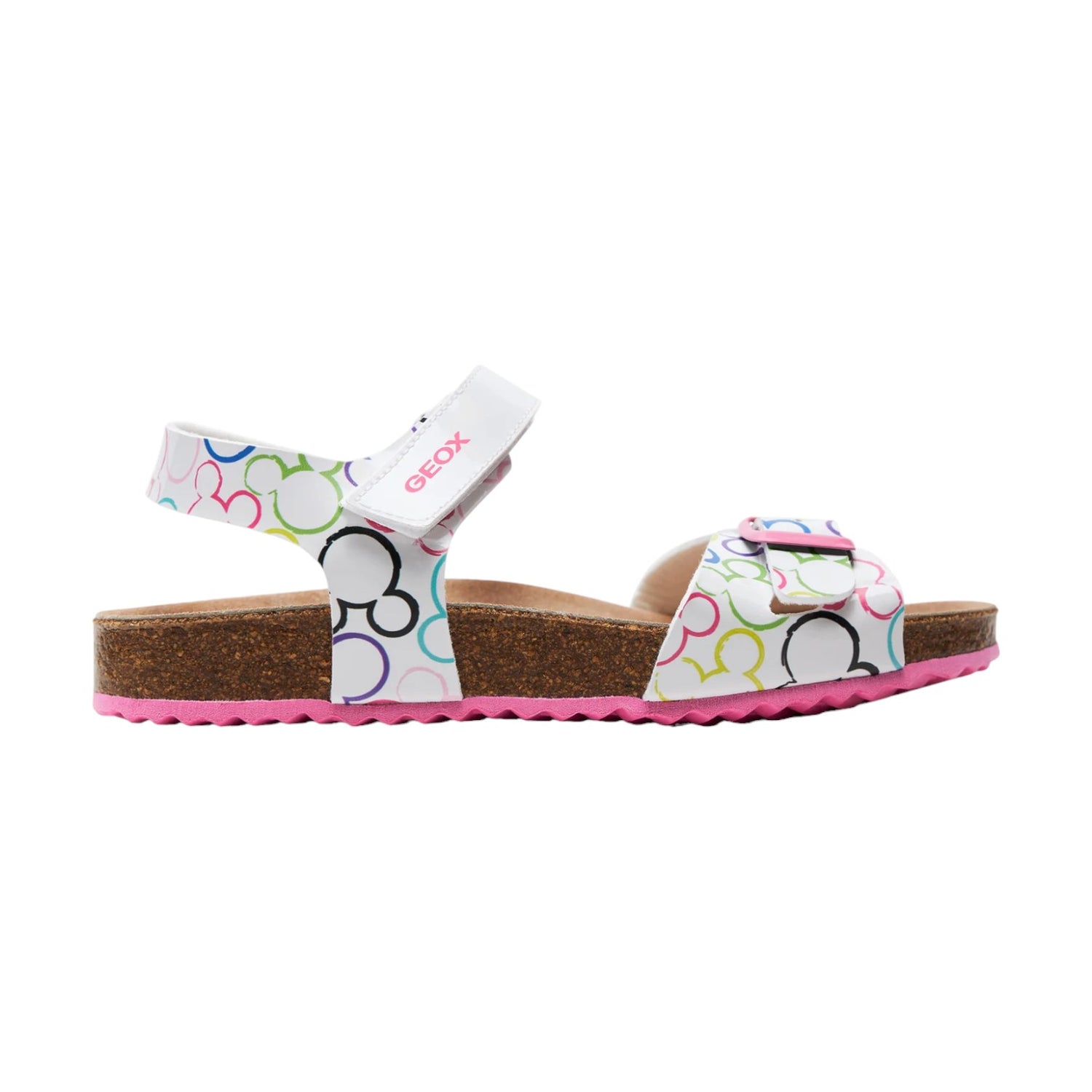 Geox Sandalo Bianco Multi con Strappo da Bambina n.24/25/26/27